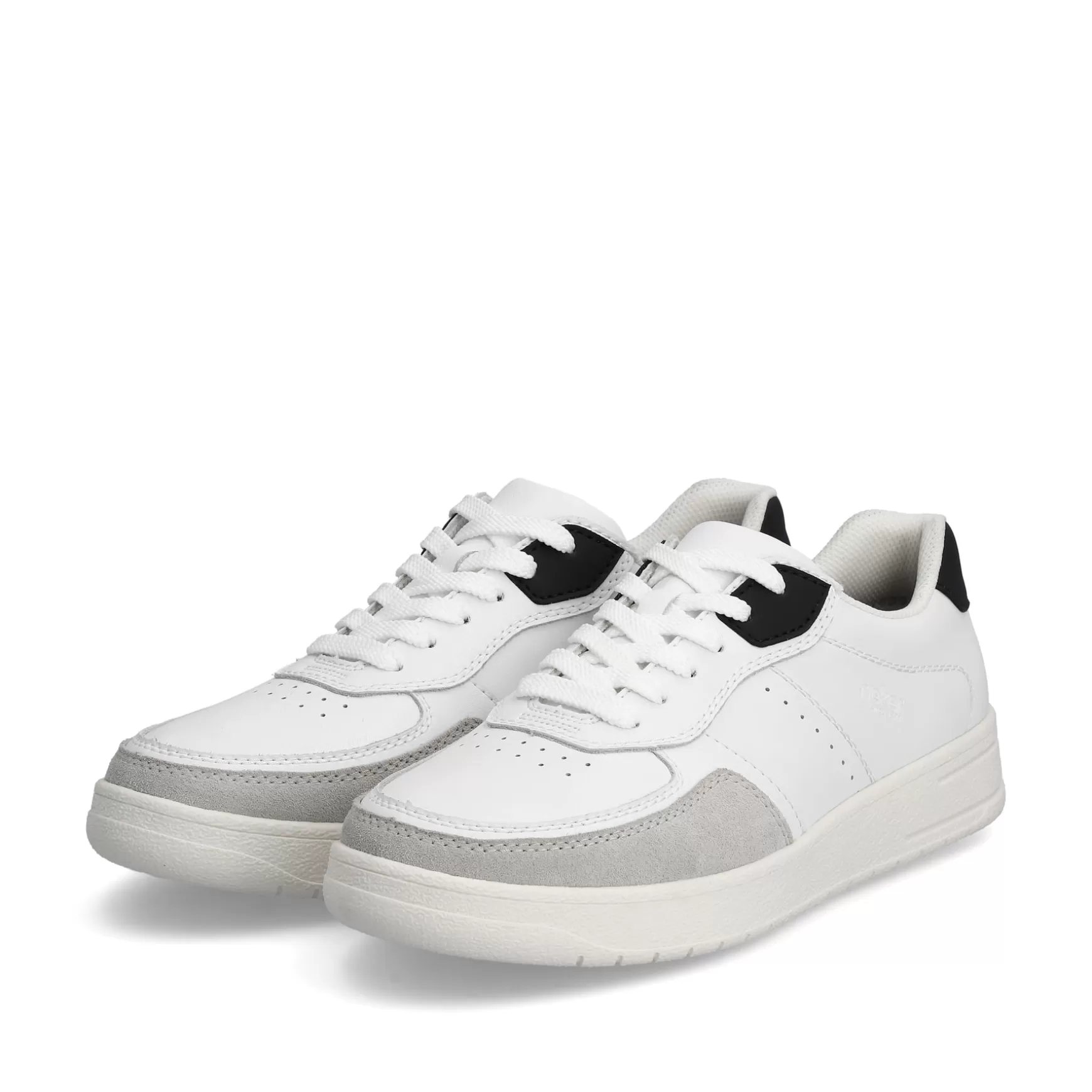 Men'S Sneaker Low Snow White-Rieker Fashion