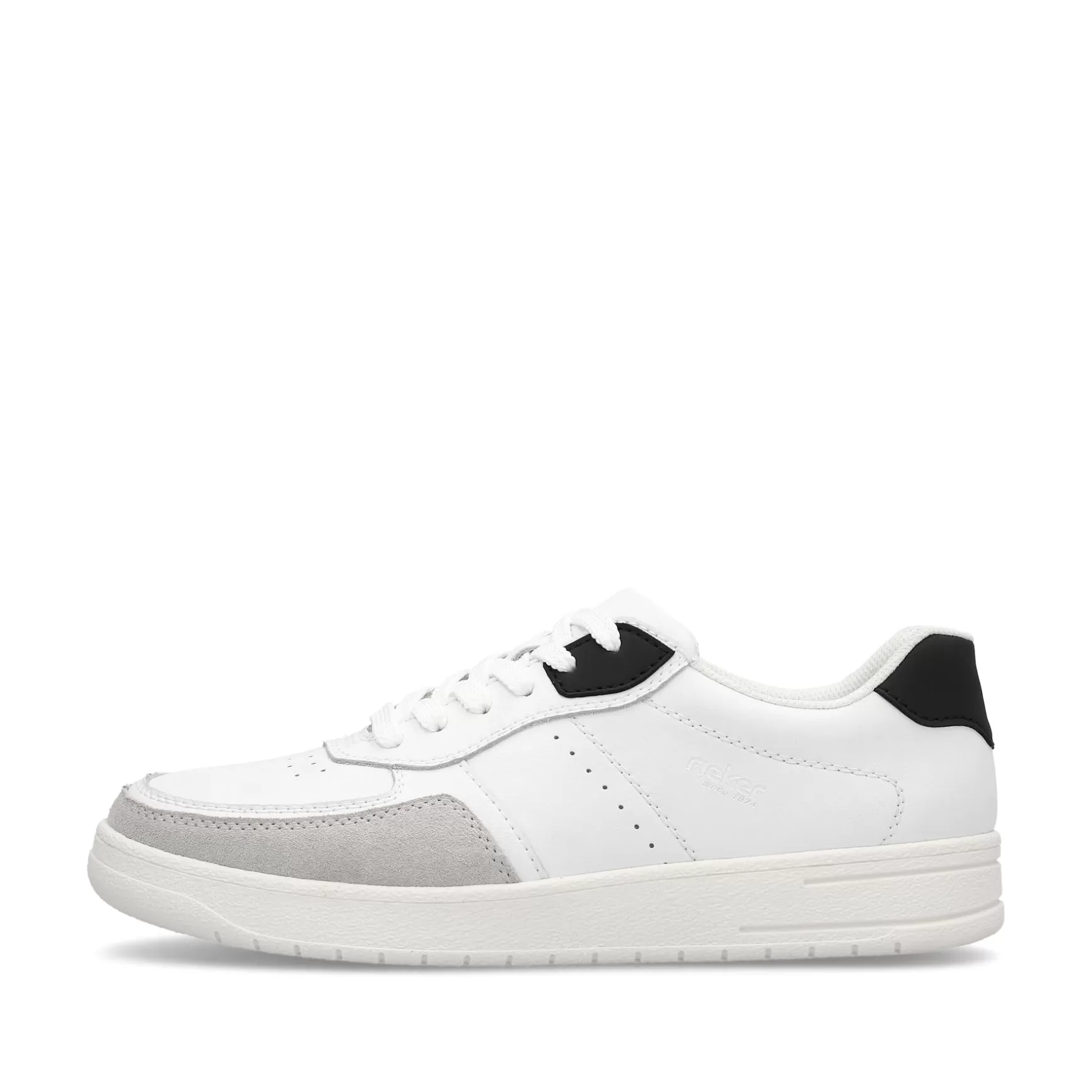 Men'S Sneaker Low Snow White-Rieker Fashion