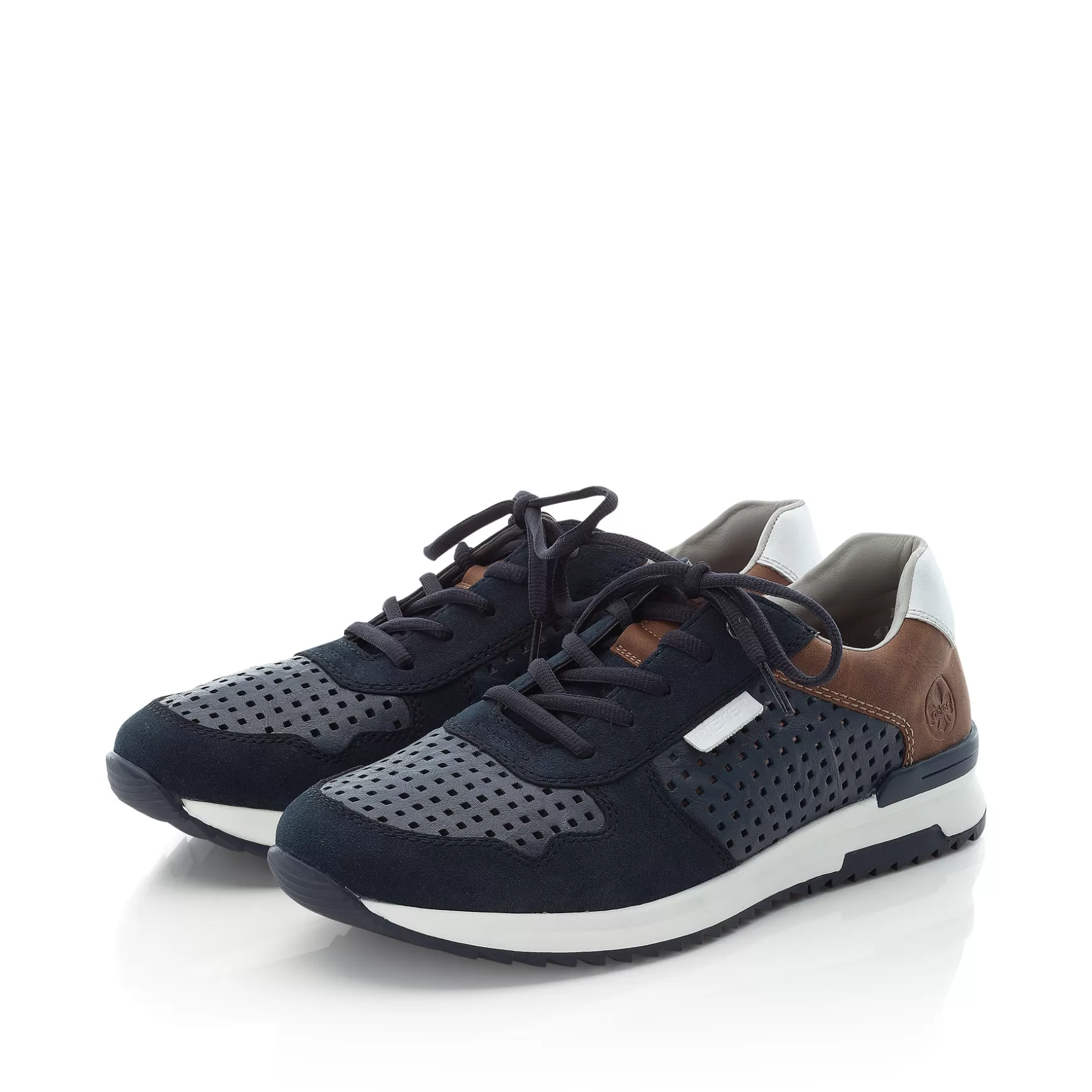 Men'S Sneaker Low Steel Blue-Rieker Shop