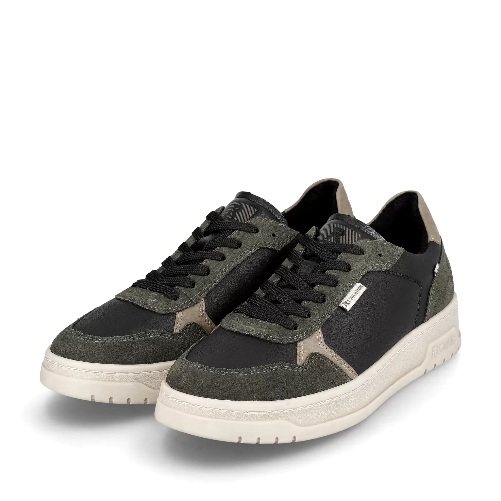 Men'S Sneaker Low Steel-Black Forest-Green-Rieker Sale