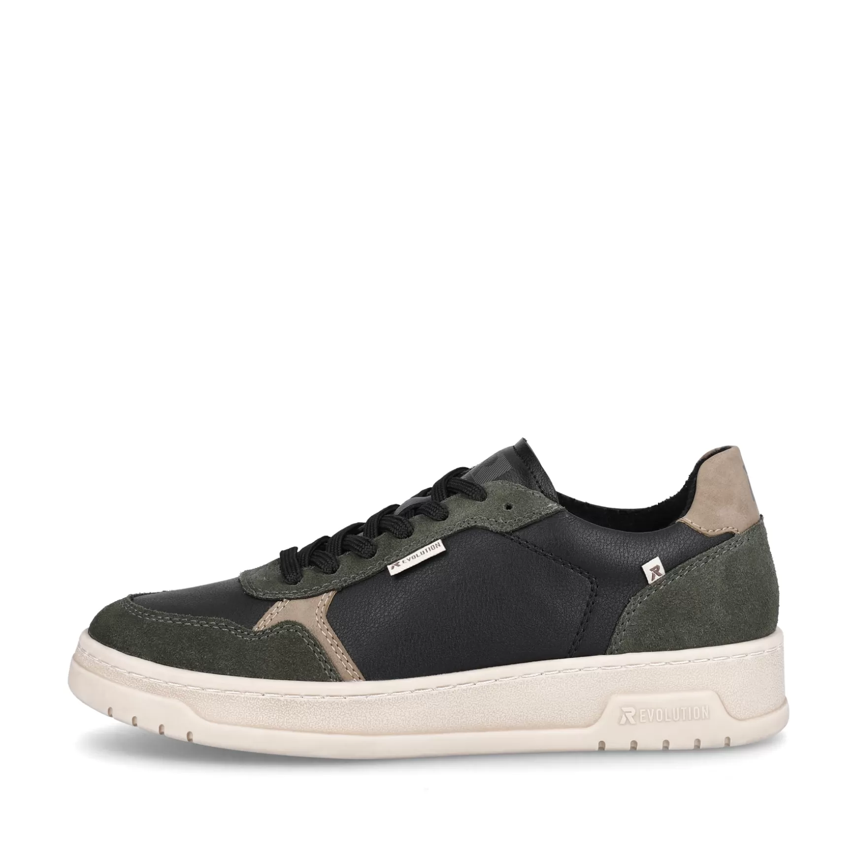 Men'S Sneaker Low Steel-Black Forest-Green-Rieker Sale