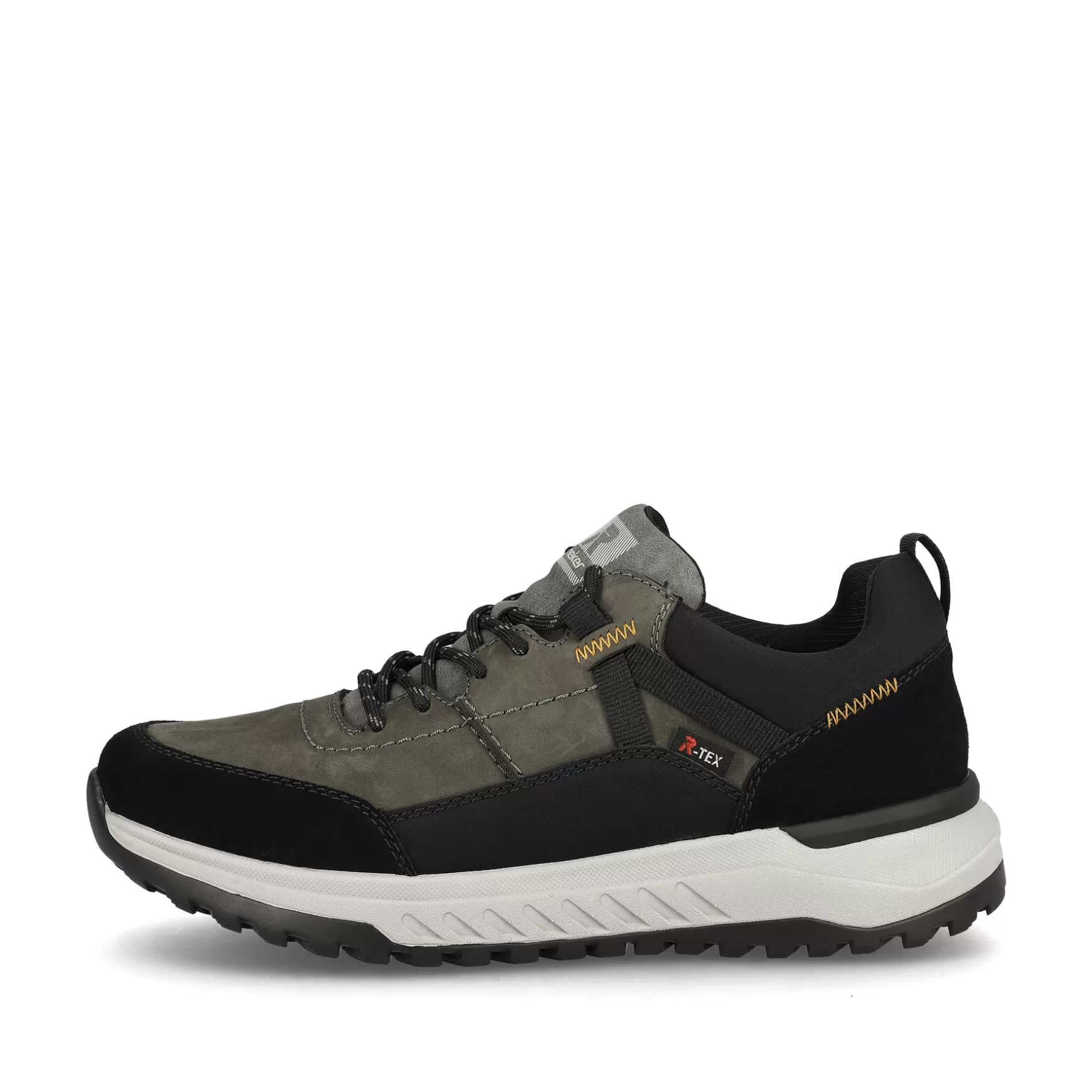 Men'S Sneaker Low Steel-Grey Deep-Black-Rieker Outlet