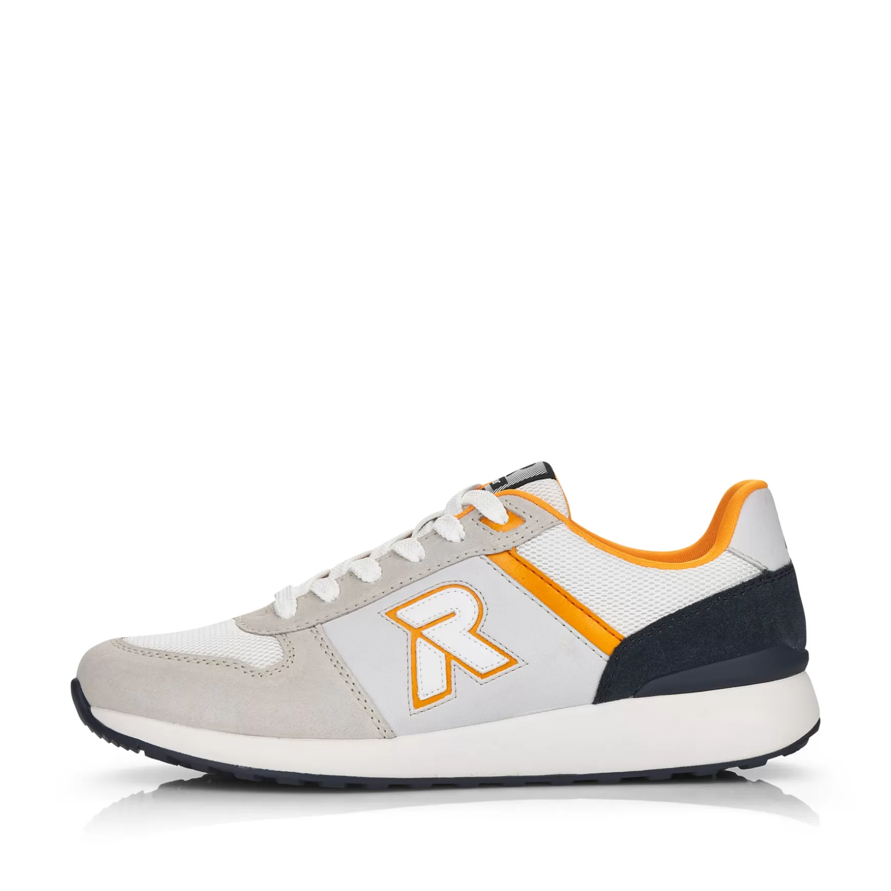 Men'S Sneaker Low Stone Grey-Rieker Fashion