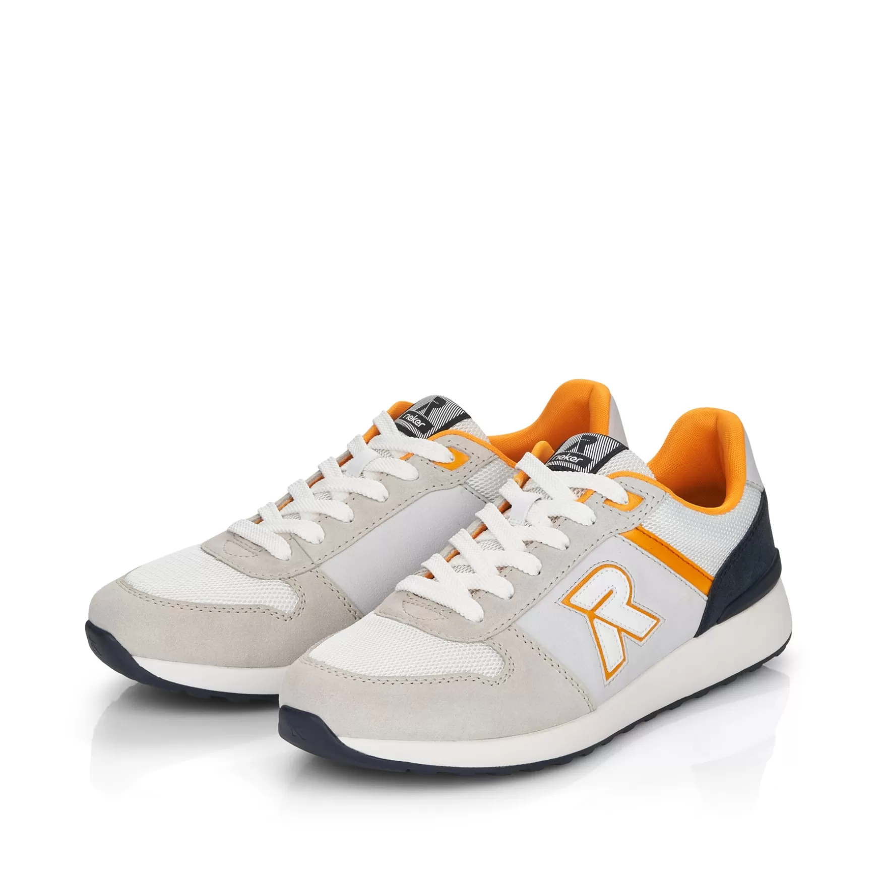 Men'S Sneaker Low Stone Grey-Rieker Fashion