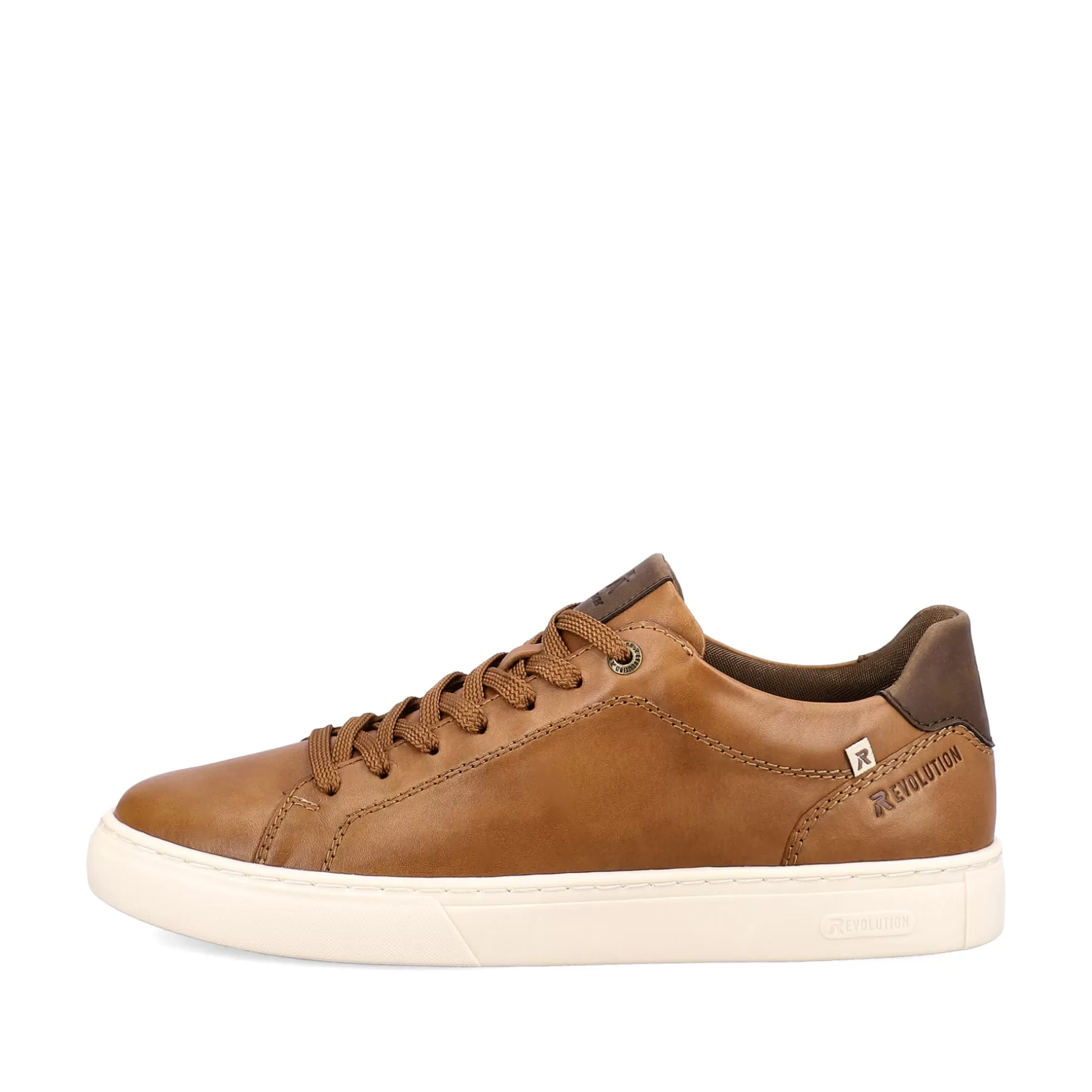 Men'S Sneaker Low Wood Brown-Rieker New