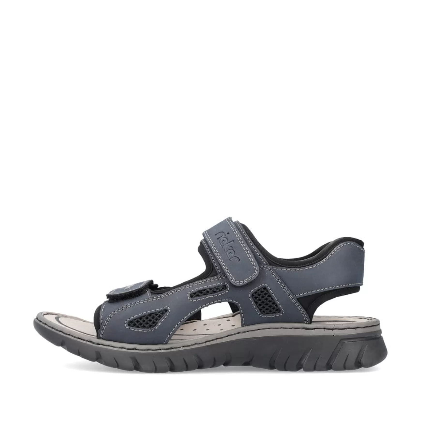 Men'S Trekking Sandals Blue Gray-Rieker Store