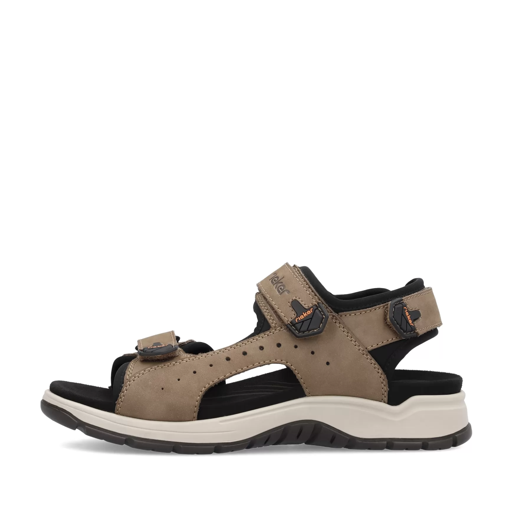 Men'S Trekking Sandals Light Brown-Rieker Hot