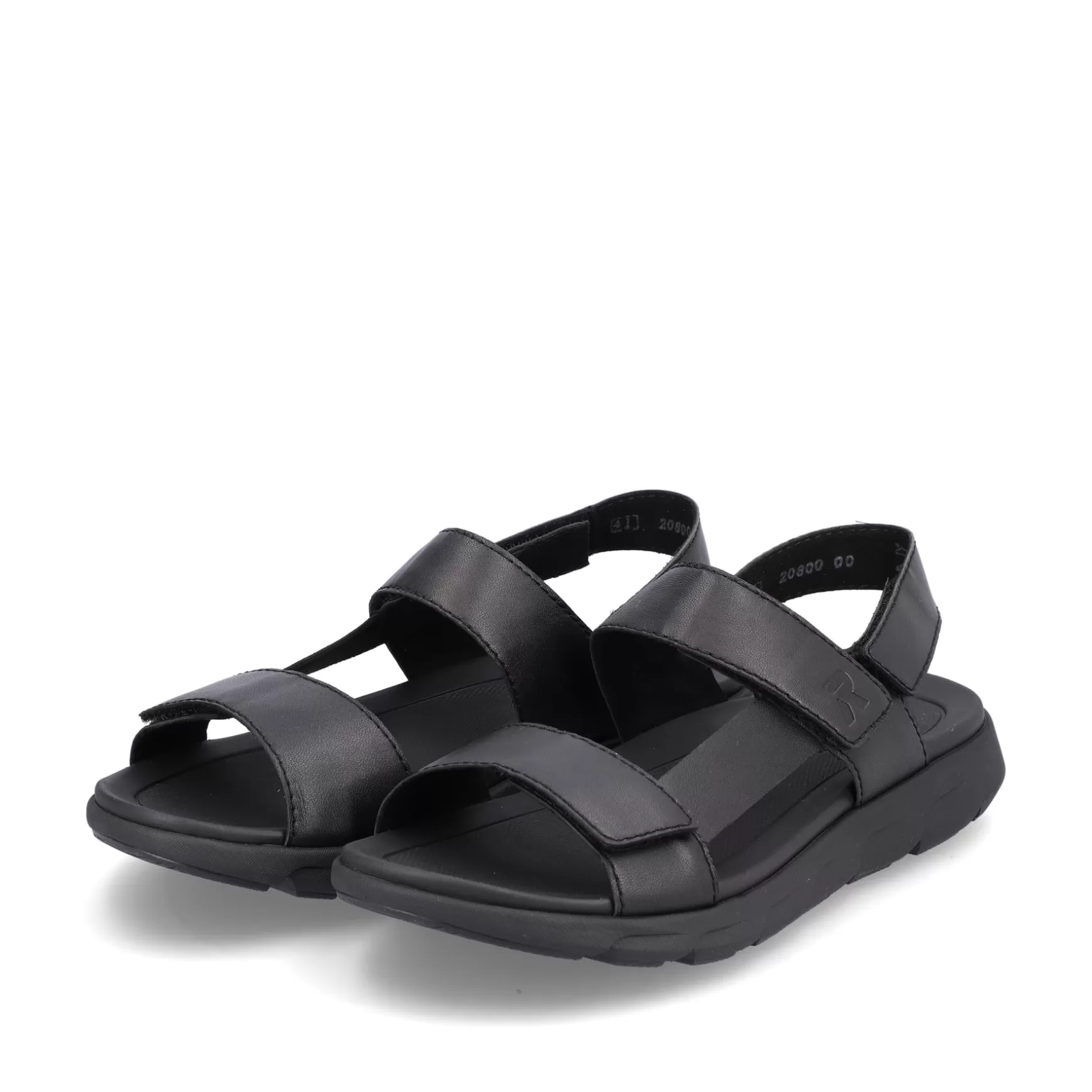 Men'S Trekking Sandals Midnight Black-Rieker Discount