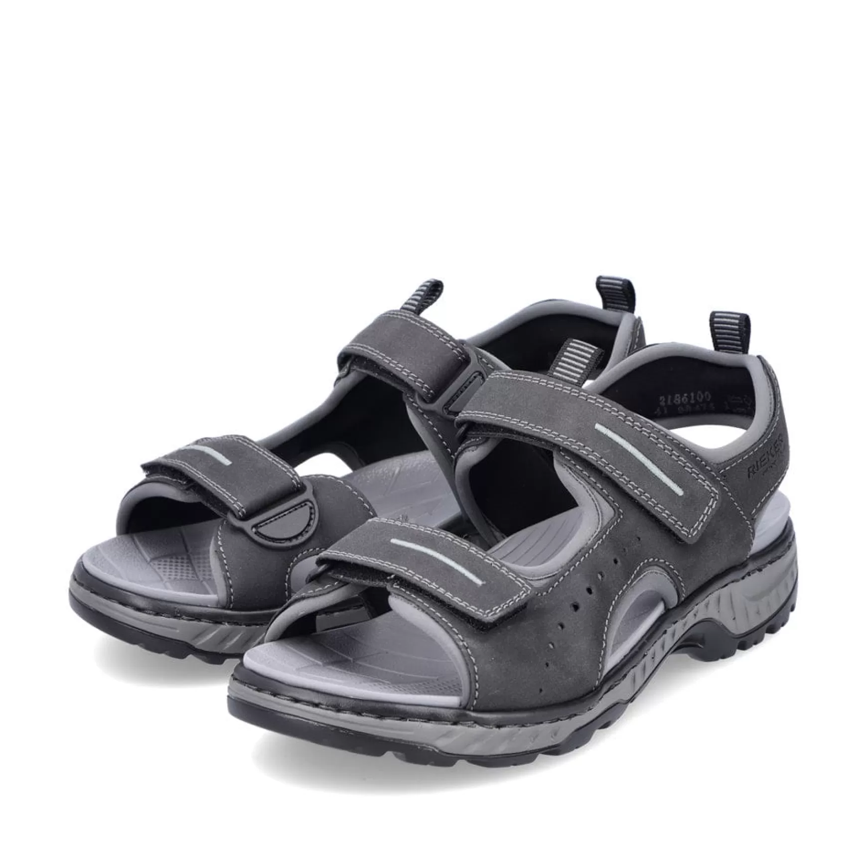 Men'S Trekking Sandals Moon Grey-Rieker Sale