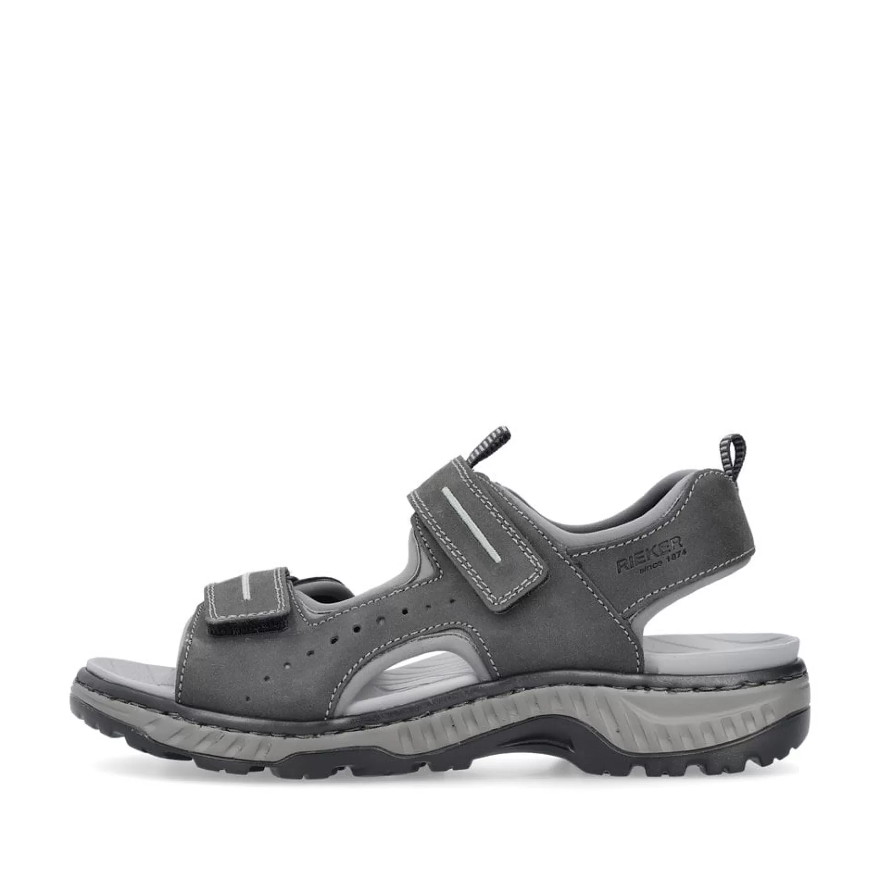 Men'S Trekking Sandals Moon Grey-Rieker Sale