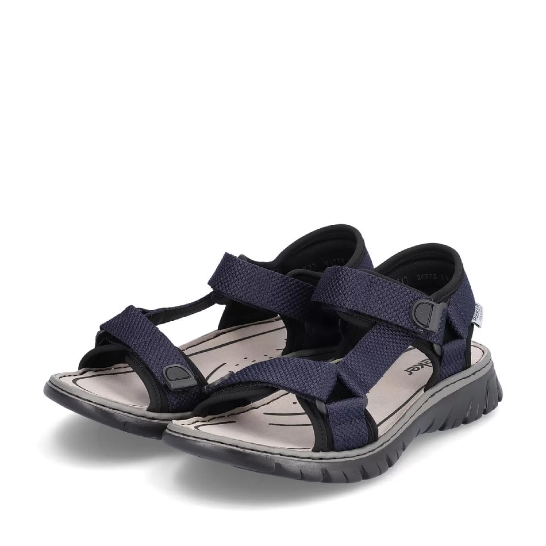 Men'S Trekking Sandals Navy Blue-Rieker Online