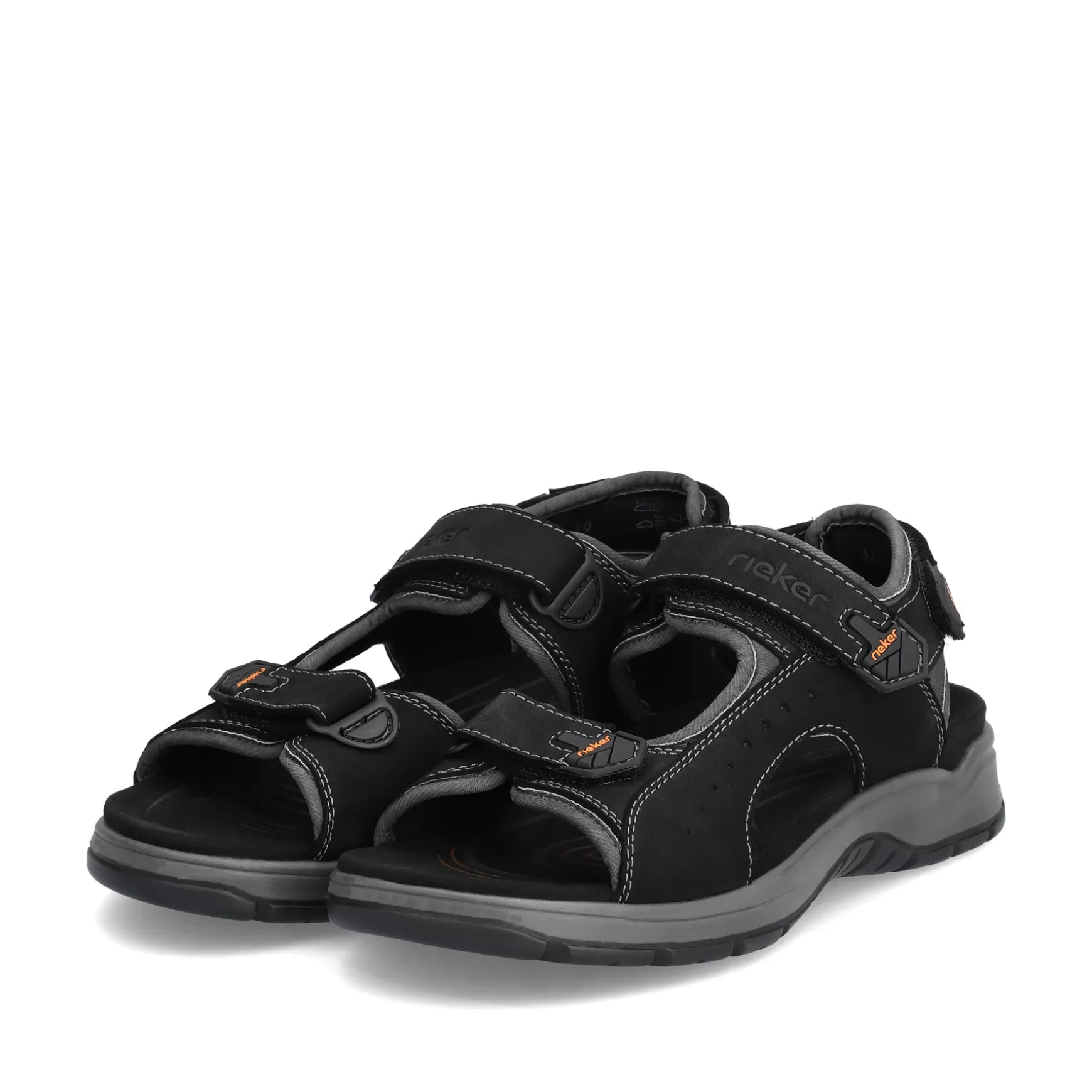 Men'S Trekking Sandals Night Black-Rieker Flash Sale