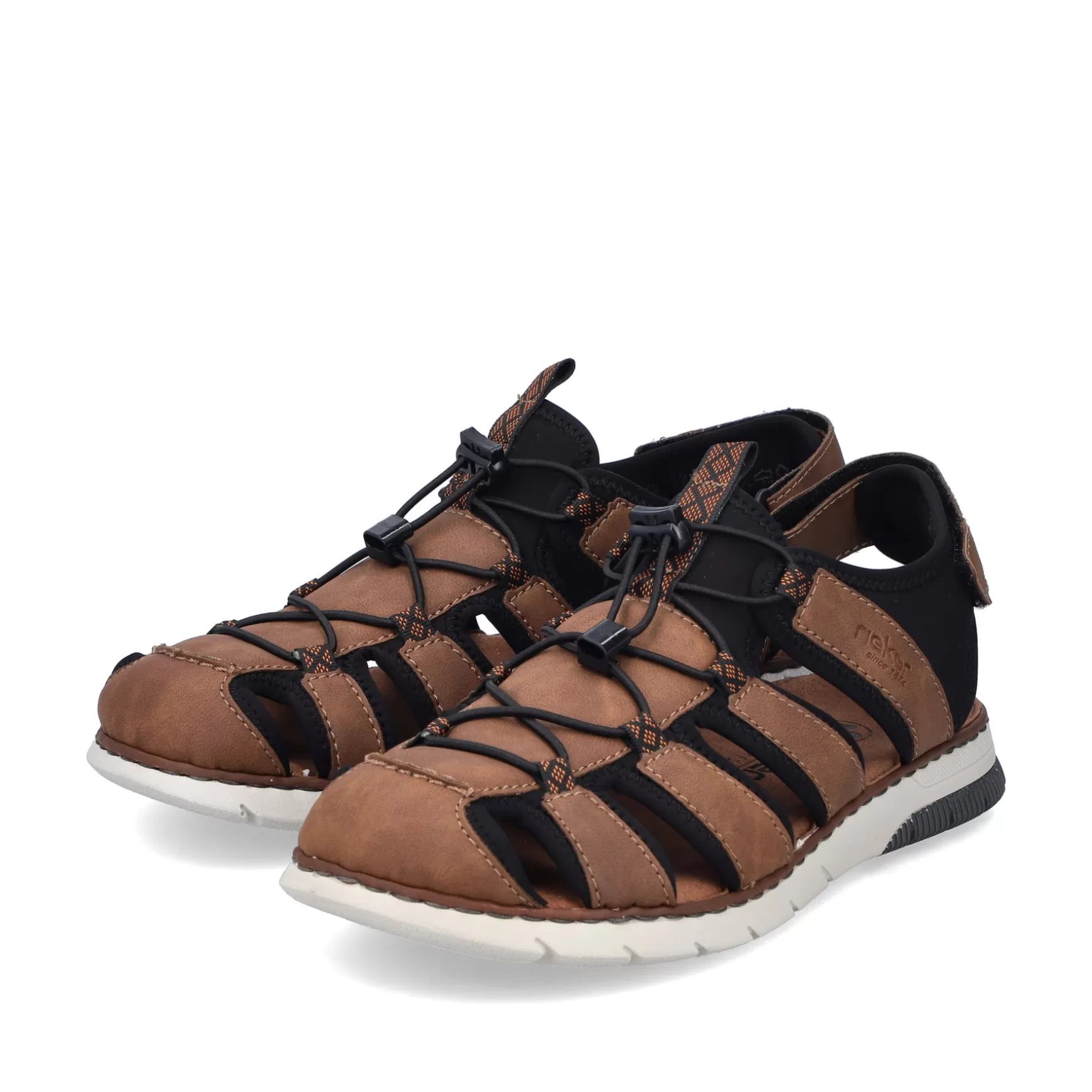 Men'S Trekking Sandals Nut Brown-Rieker Outlet