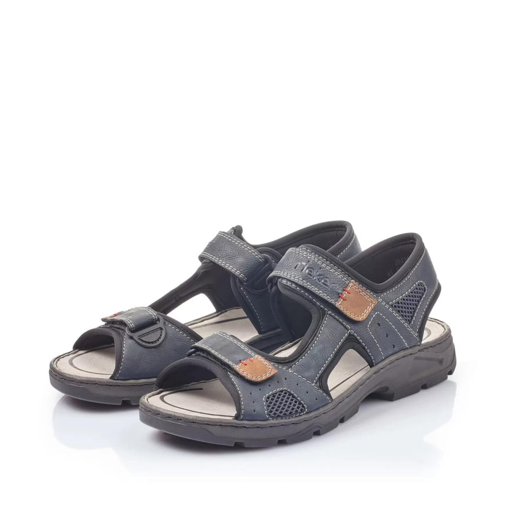 Men'S Trekking Sandals Ocean Blue-Rieker Hot