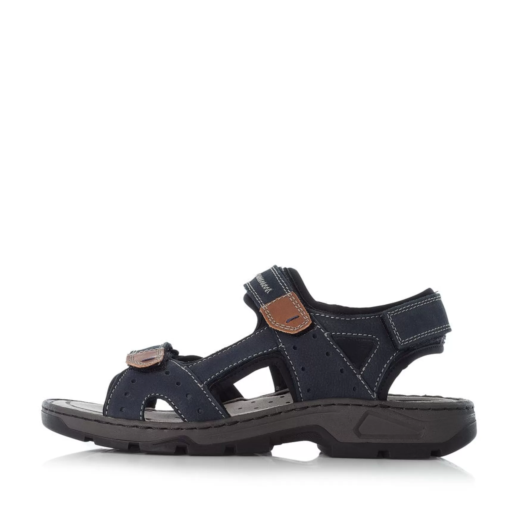 Men'S Trekking Sandals Sea Blue-Rieker Cheap