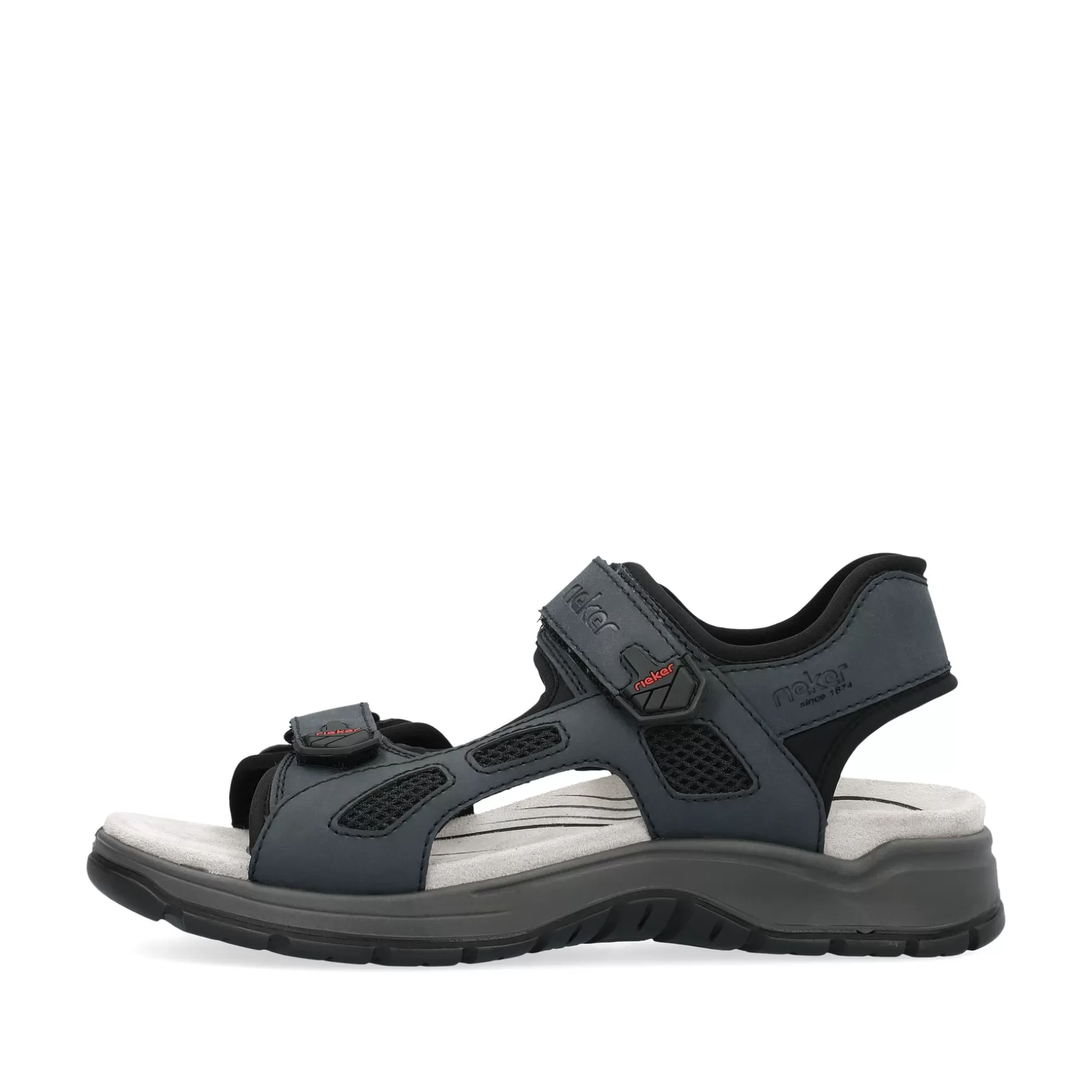 Men'S Trekking Sandals Slate Blue-Rieker Hot