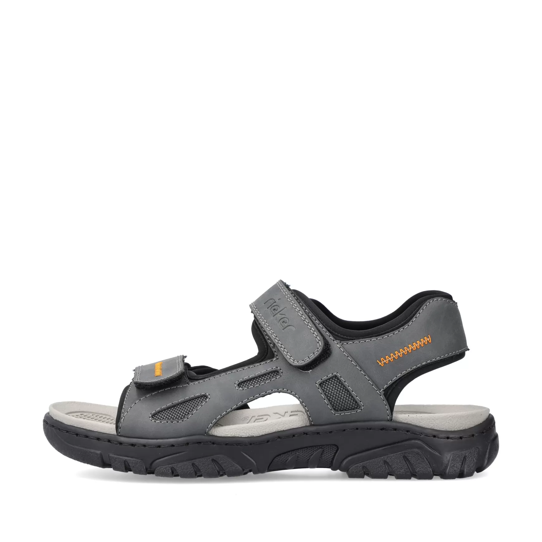 Men'S Trekking Sandals Steel Gray-Rieker Outlet