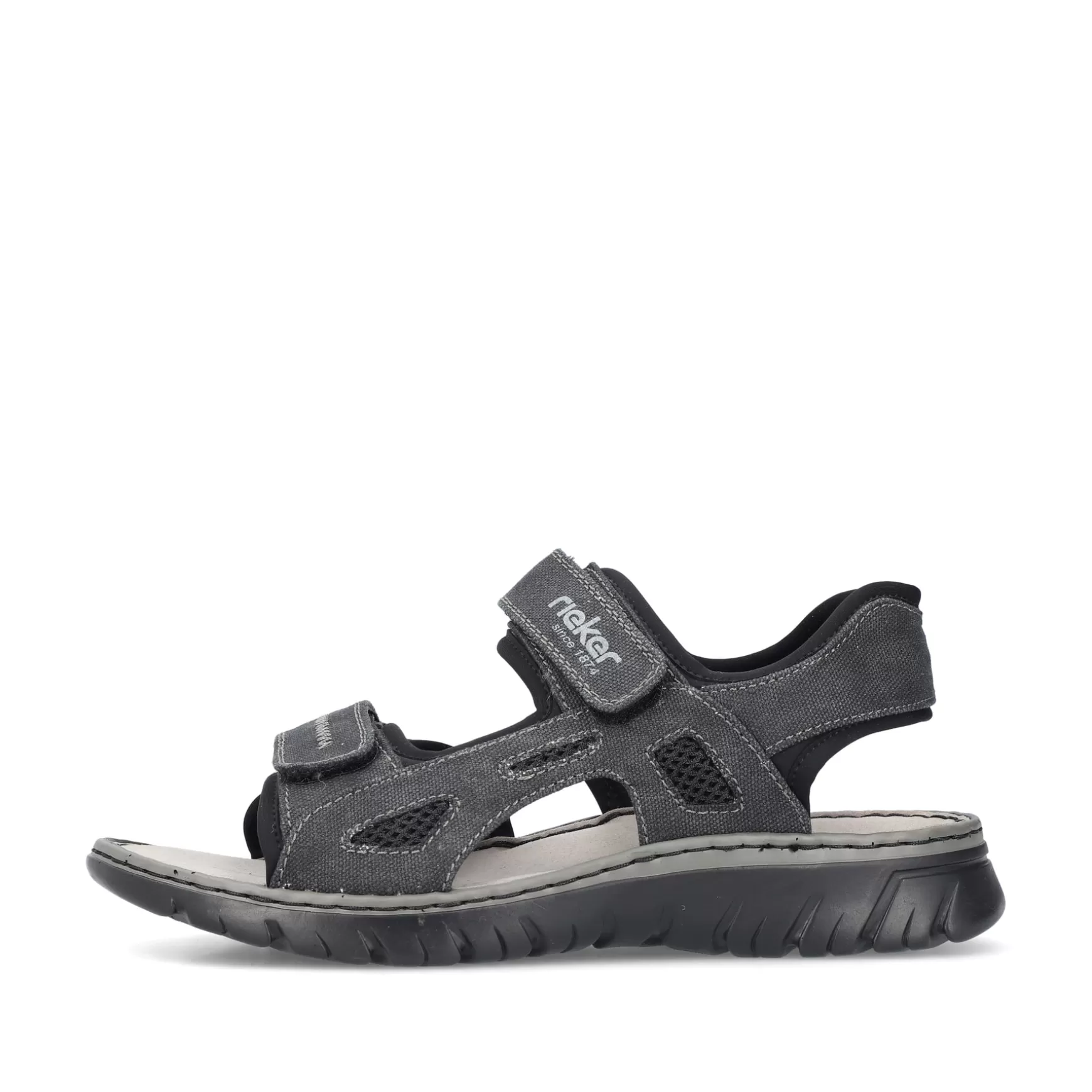 Men'S Trekking Sandals Stone Gray-Rieker Cheap