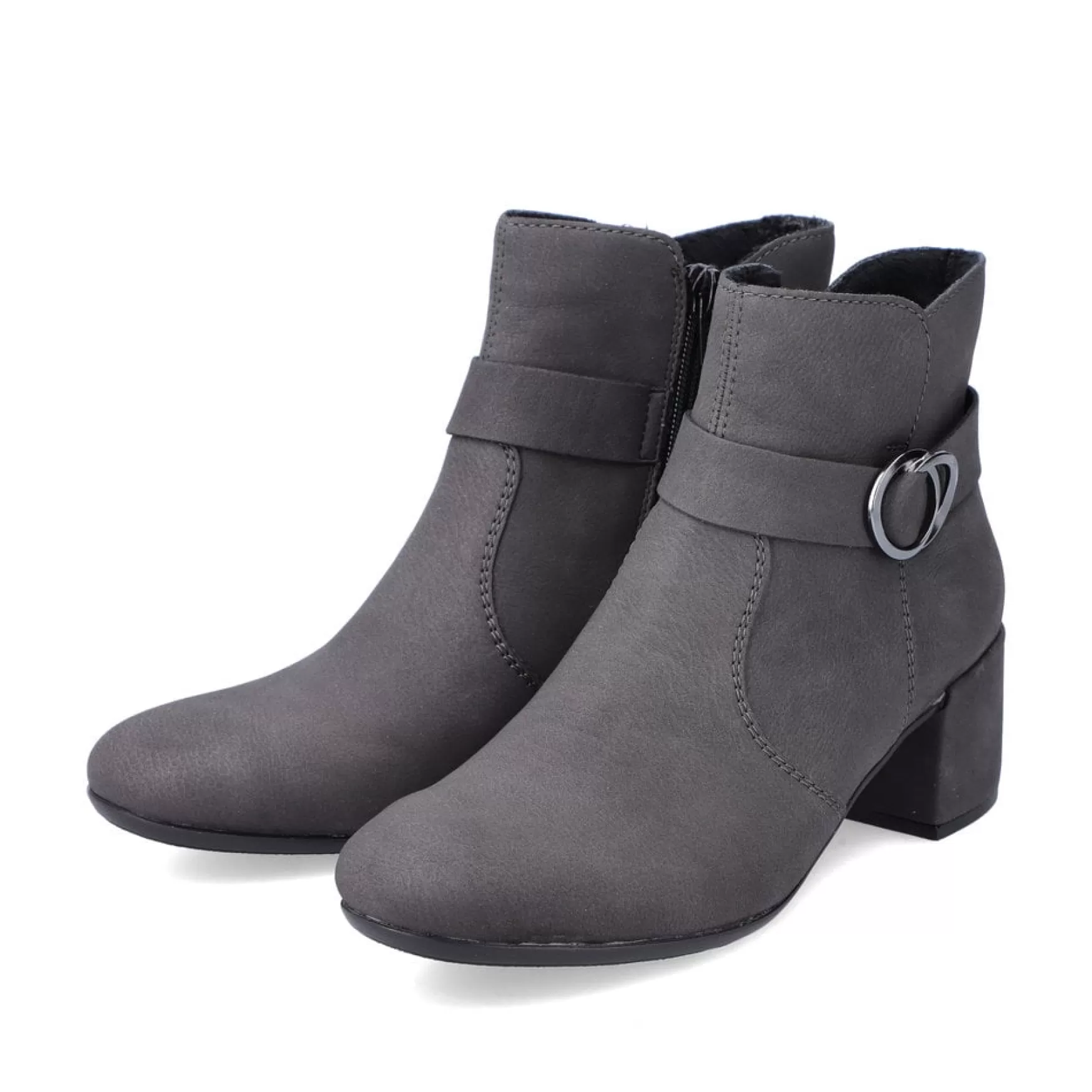 Women'S Ankle Boots Anthracite-Rieker Best