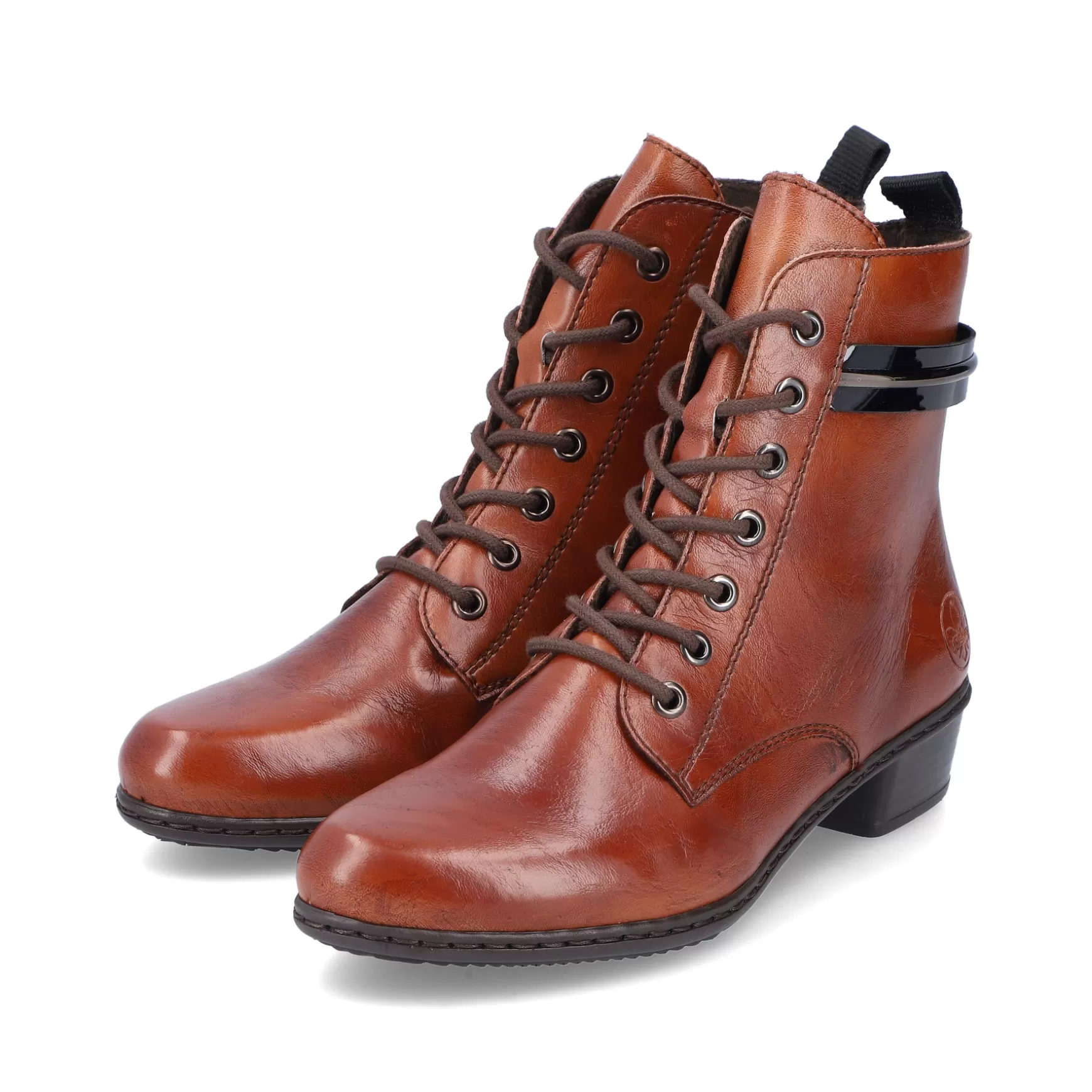 Women'S Ankle Boots Copper Brown-Rieker Clearance