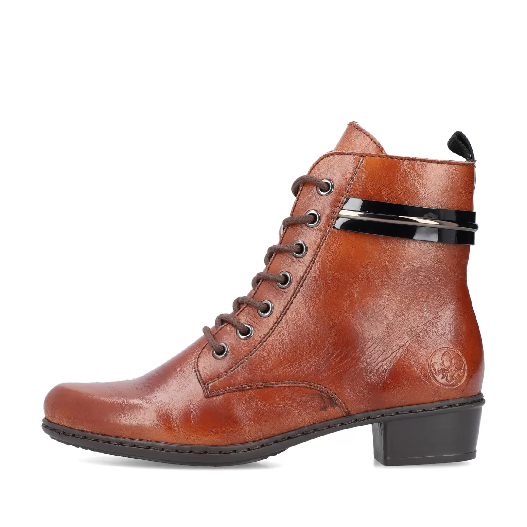 Women'S Ankle Boots Copper Brown-Rieker Clearance