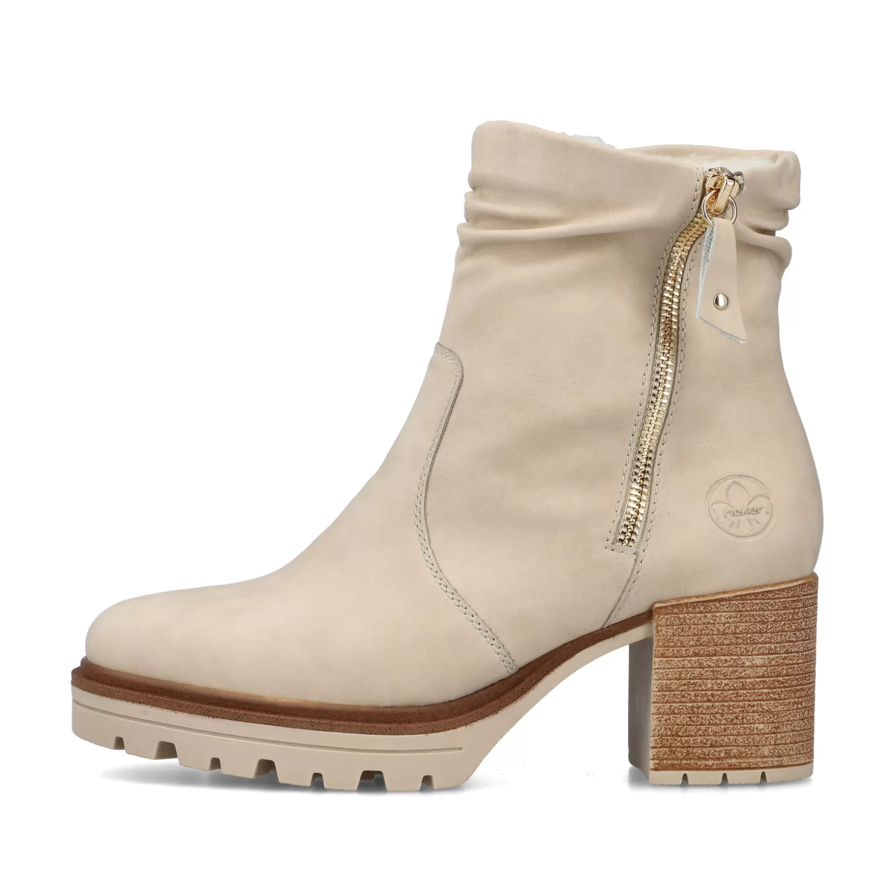 Women'S Ankle Boots Cream Beige-Rieker Outlet