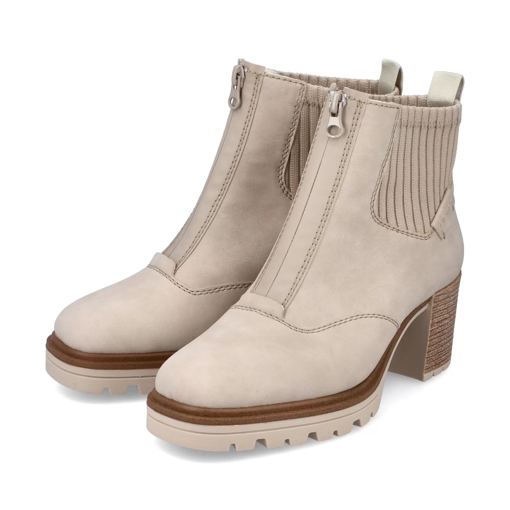 Women'S Ankle Boots Gray Beige-Rieker Store