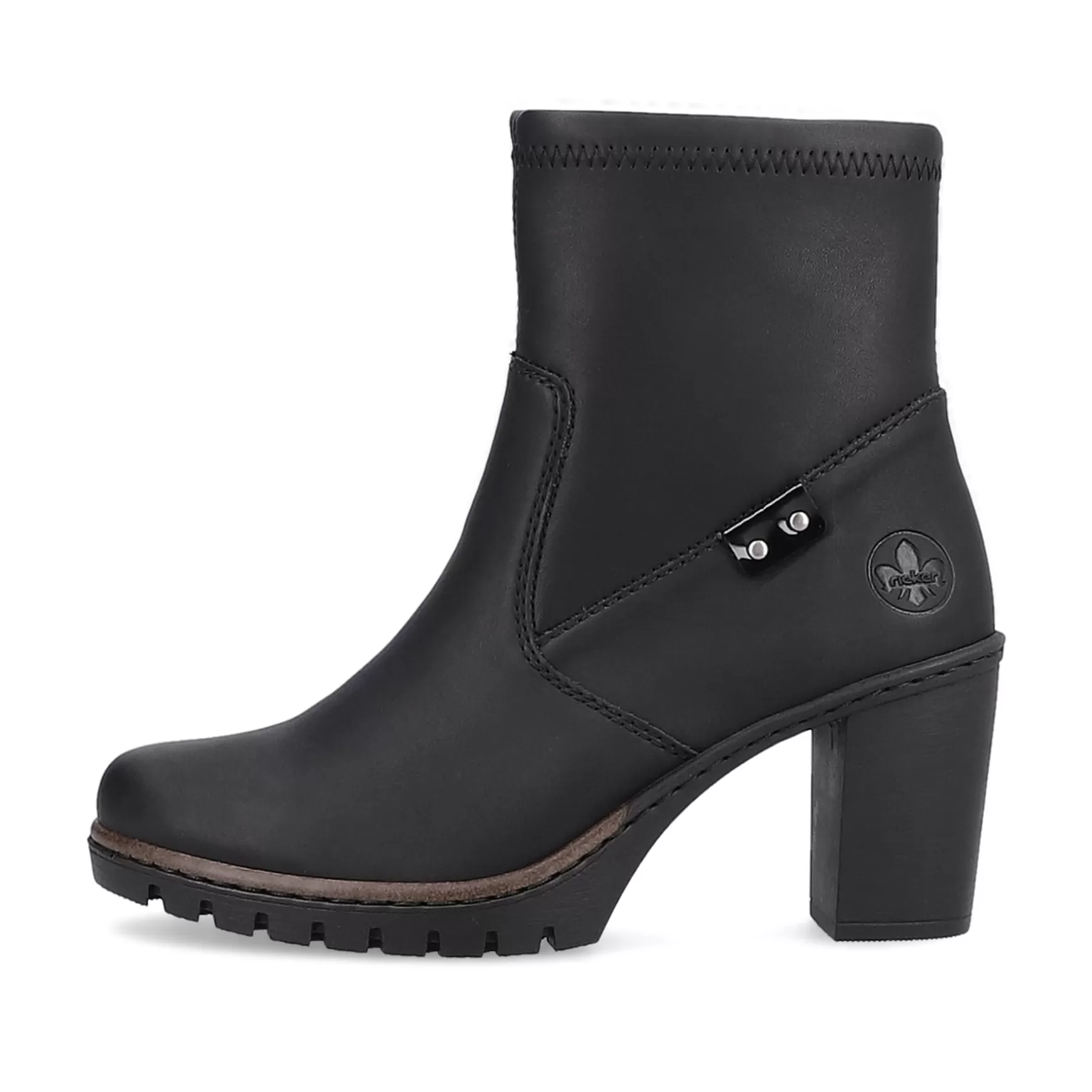 Women'S Ankle Boots Jet Black-Rieker Cheap