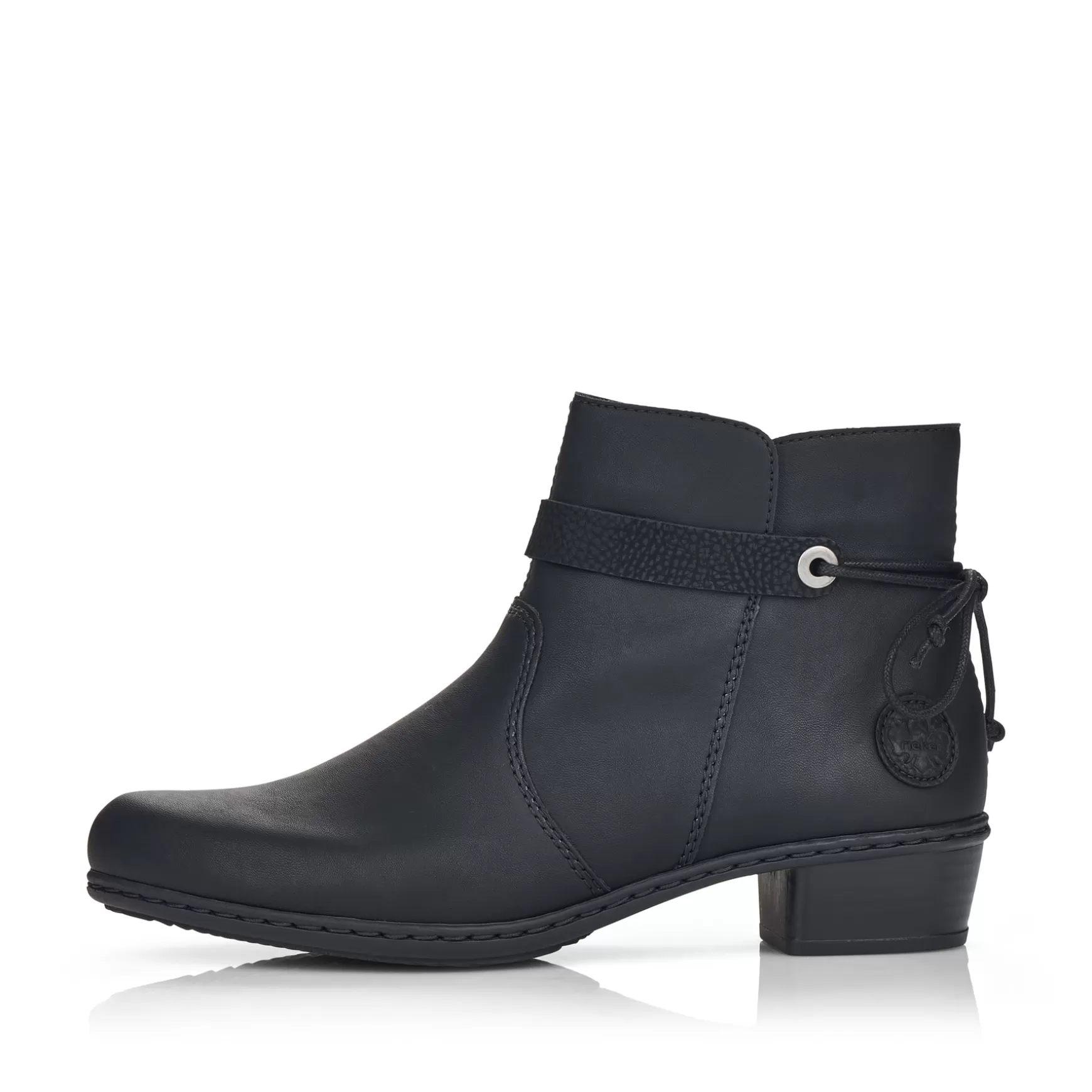 Women'S Ankle Boots Jet Black-Rieker Hot