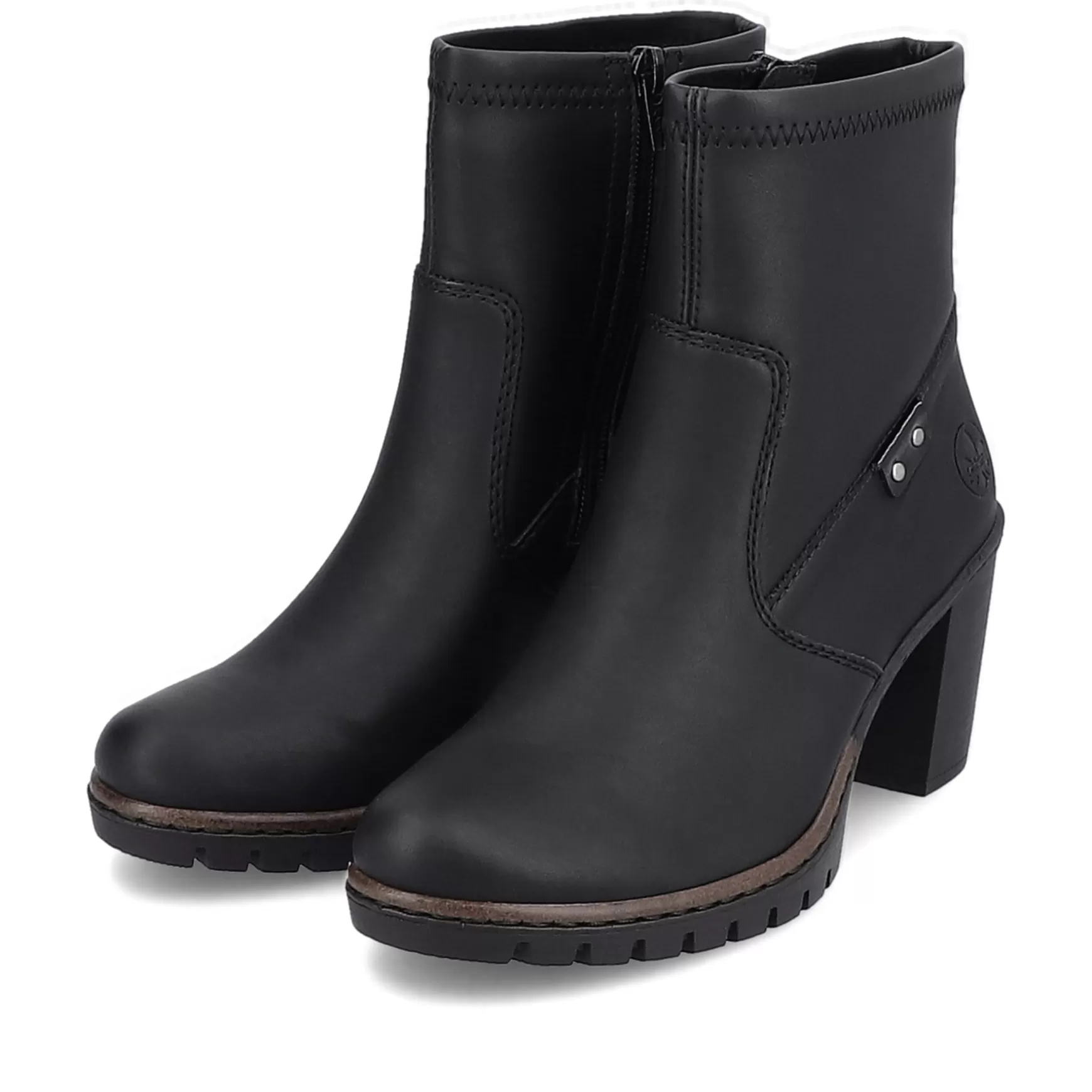 Women'S Ankle Boots Jet Black-Rieker Cheap