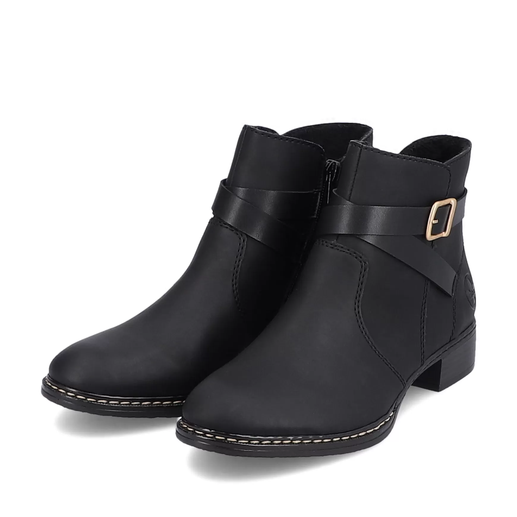 Women'S Ankle Boots Jet Black-Rieker Flash Sale