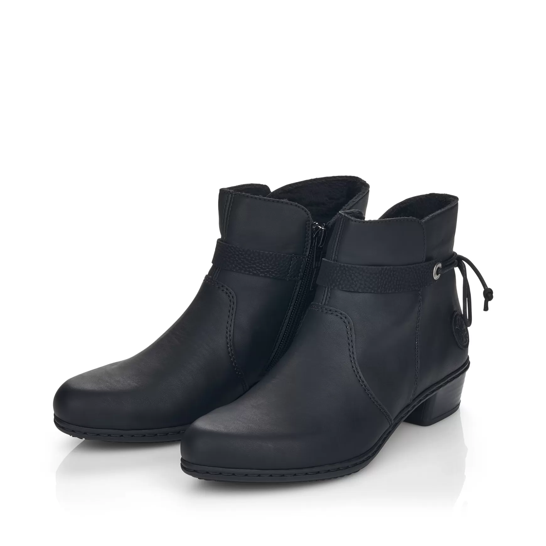 Women'S Ankle Boots Jet Black-Rieker Hot