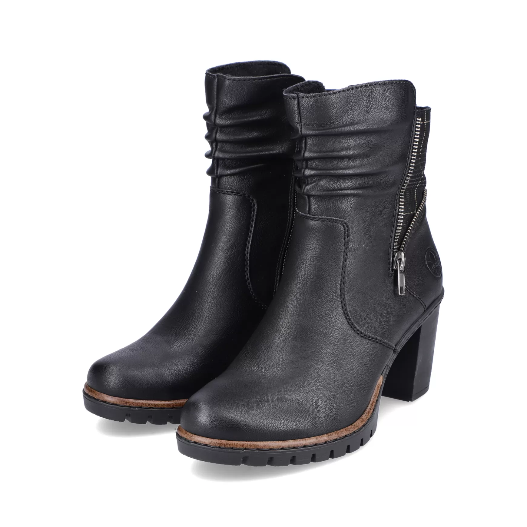 Women'S Ankle Boots Jet Black-Rieker Fashion