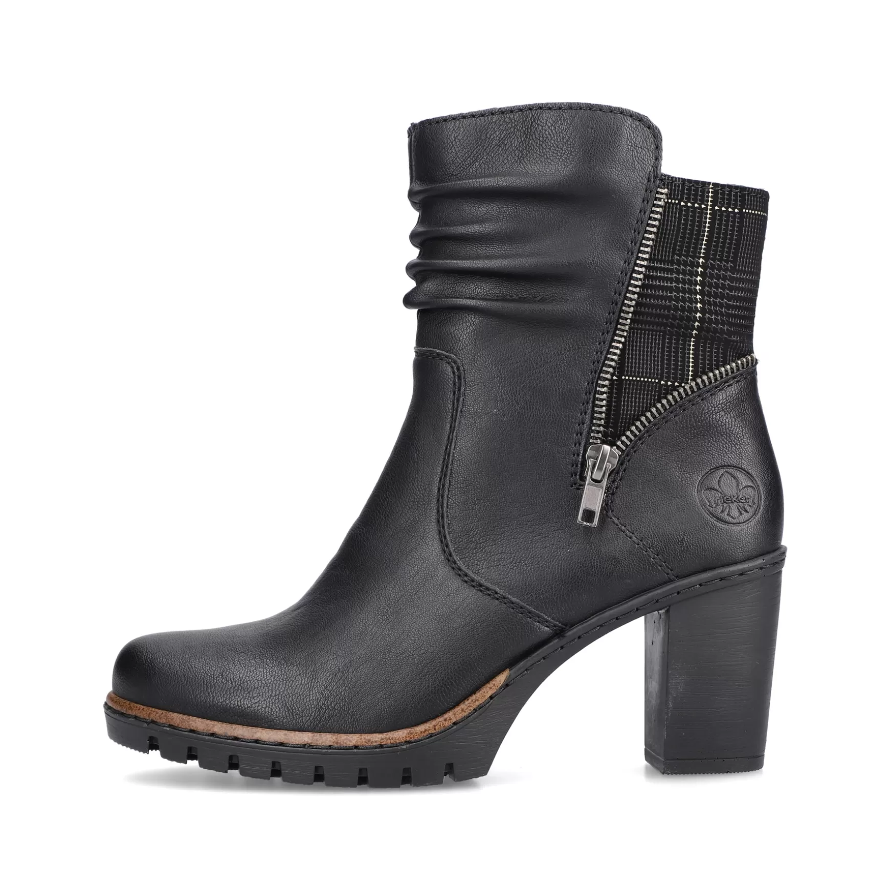 Women'S Ankle Boots Jet Black-Rieker Fashion