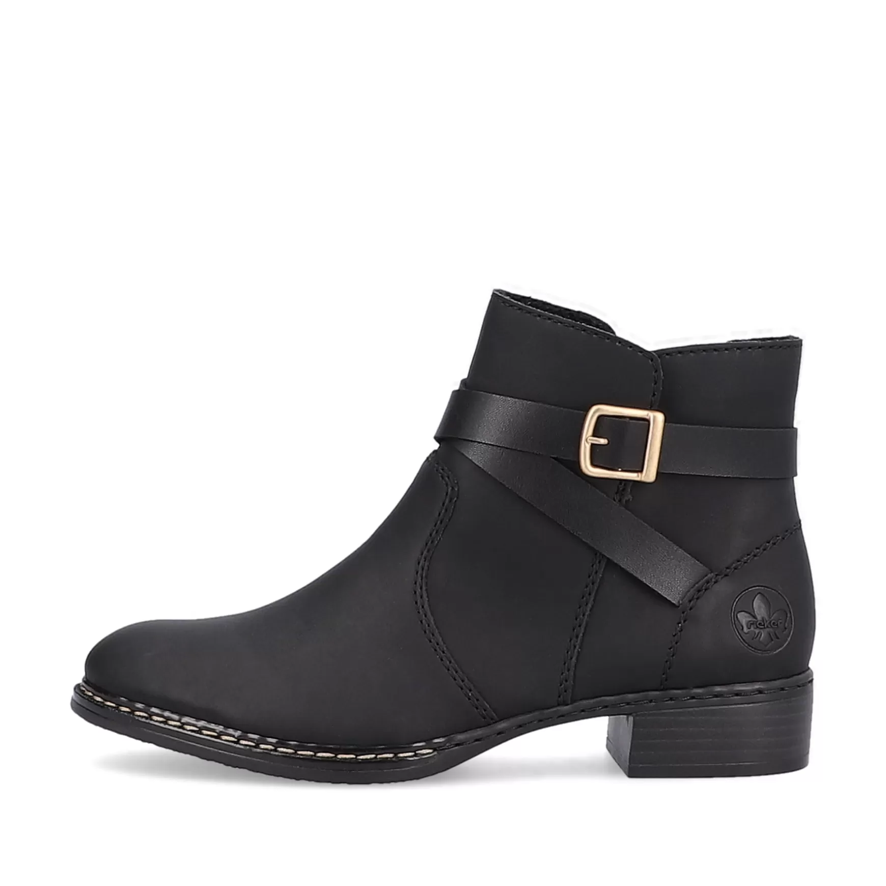 Women S Ankle Boots Jet Black Rieker Flash Sale Richter Shoes