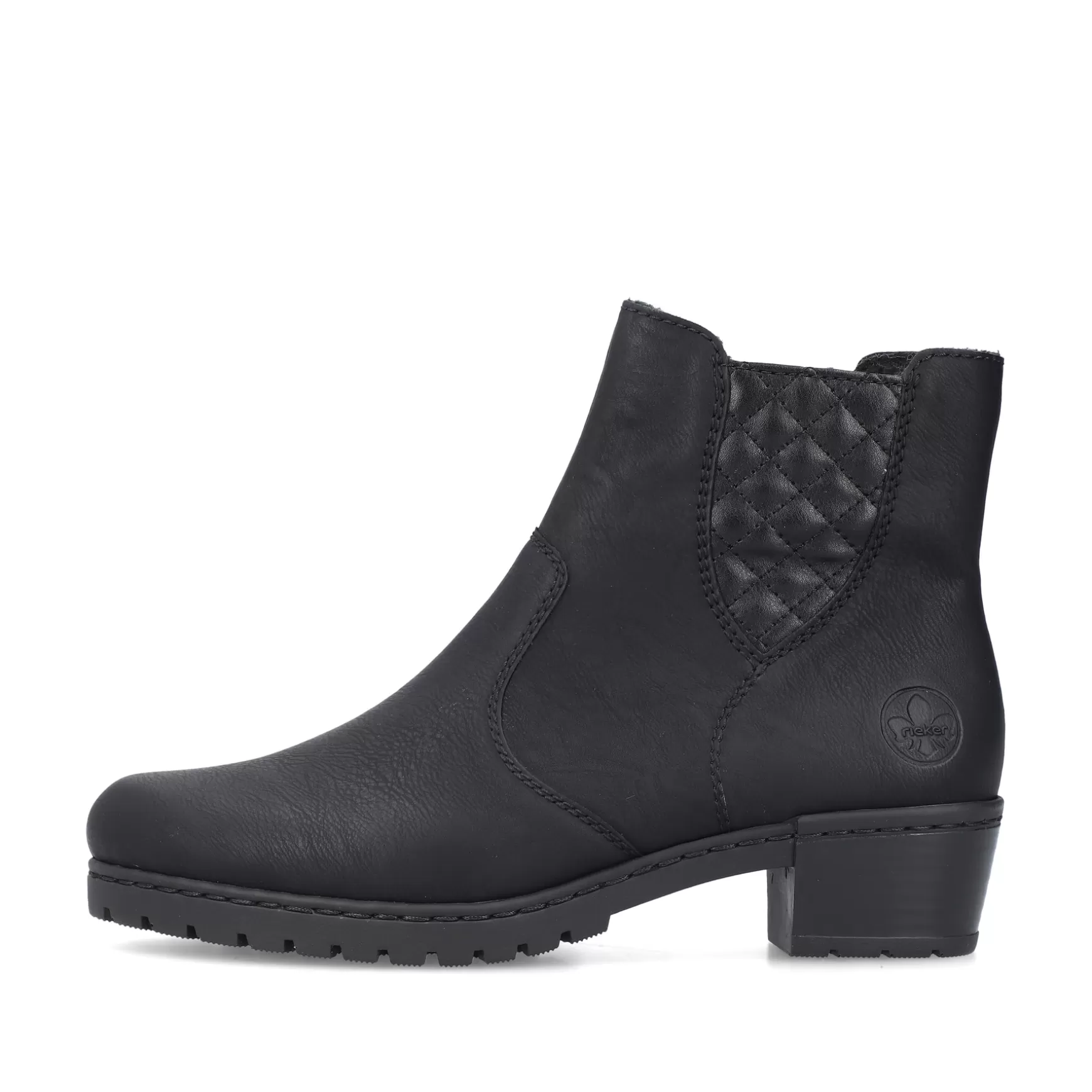 Women'S Ankle Boots Jet Black-Rieker Discount