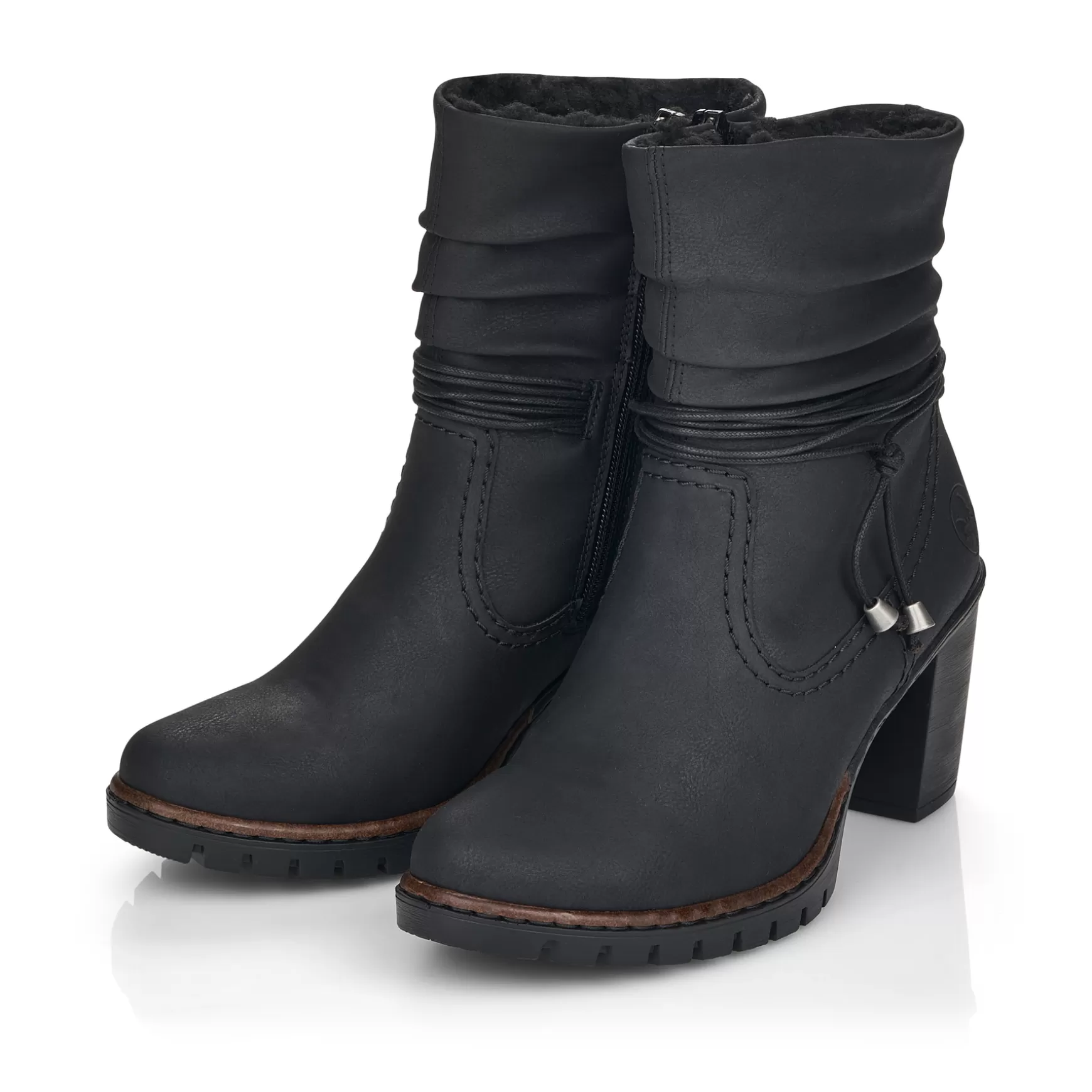 Women'S Ankle Boots Jet Black-Rieker Best