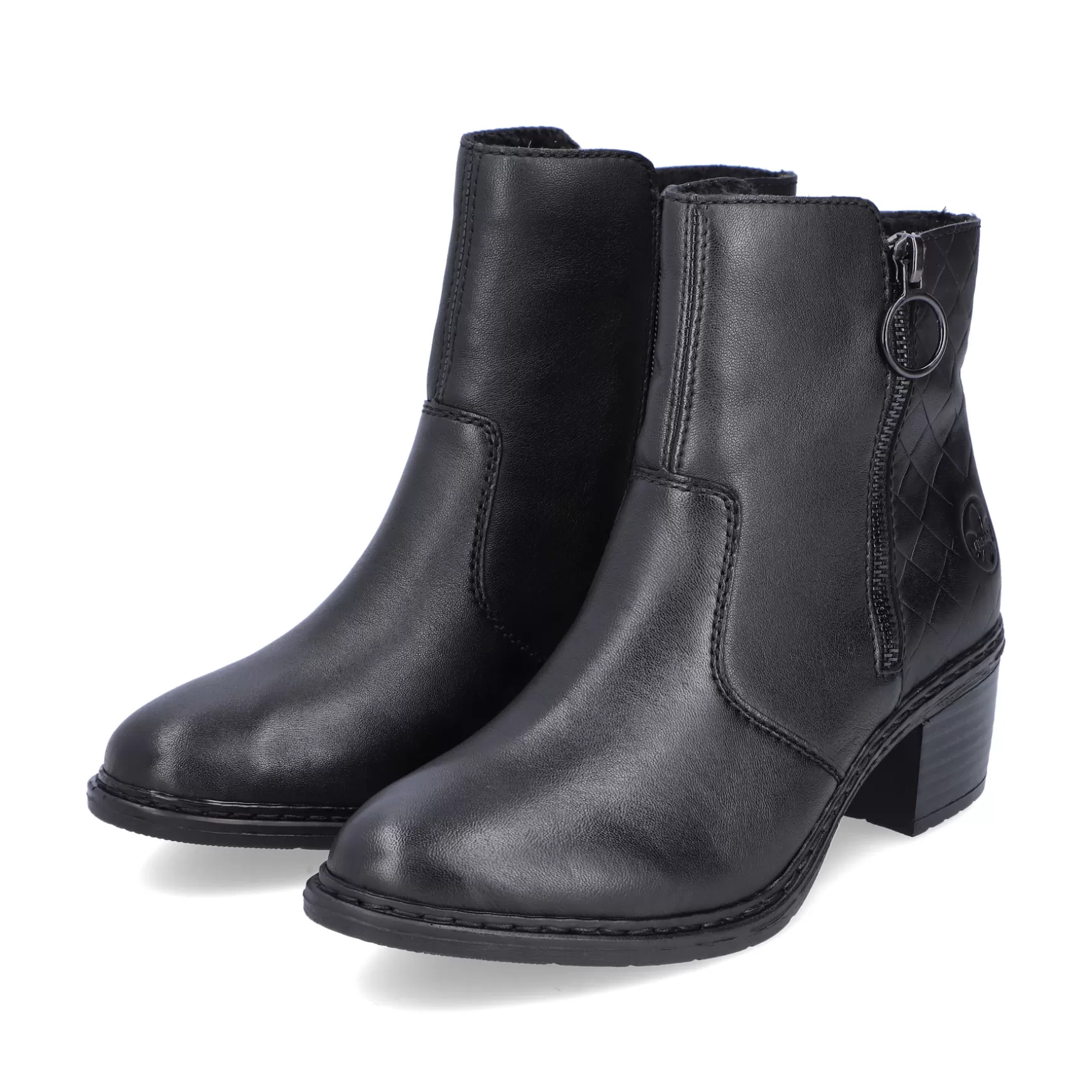 Women'S Ankle Boots Night Black-Rieker Best