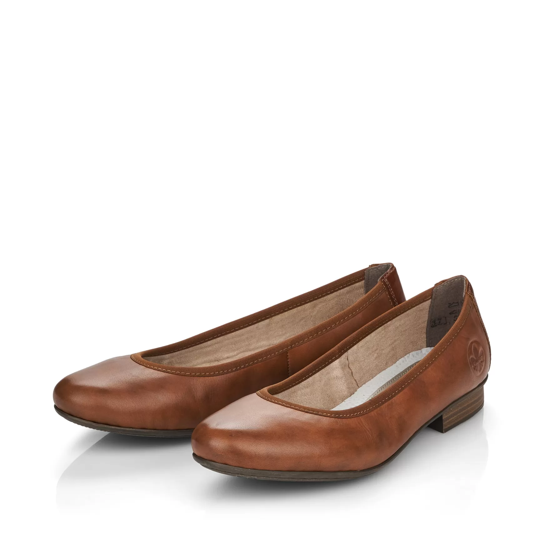 Women'S Ballerinas Chestnut Brown-Rieker Discount