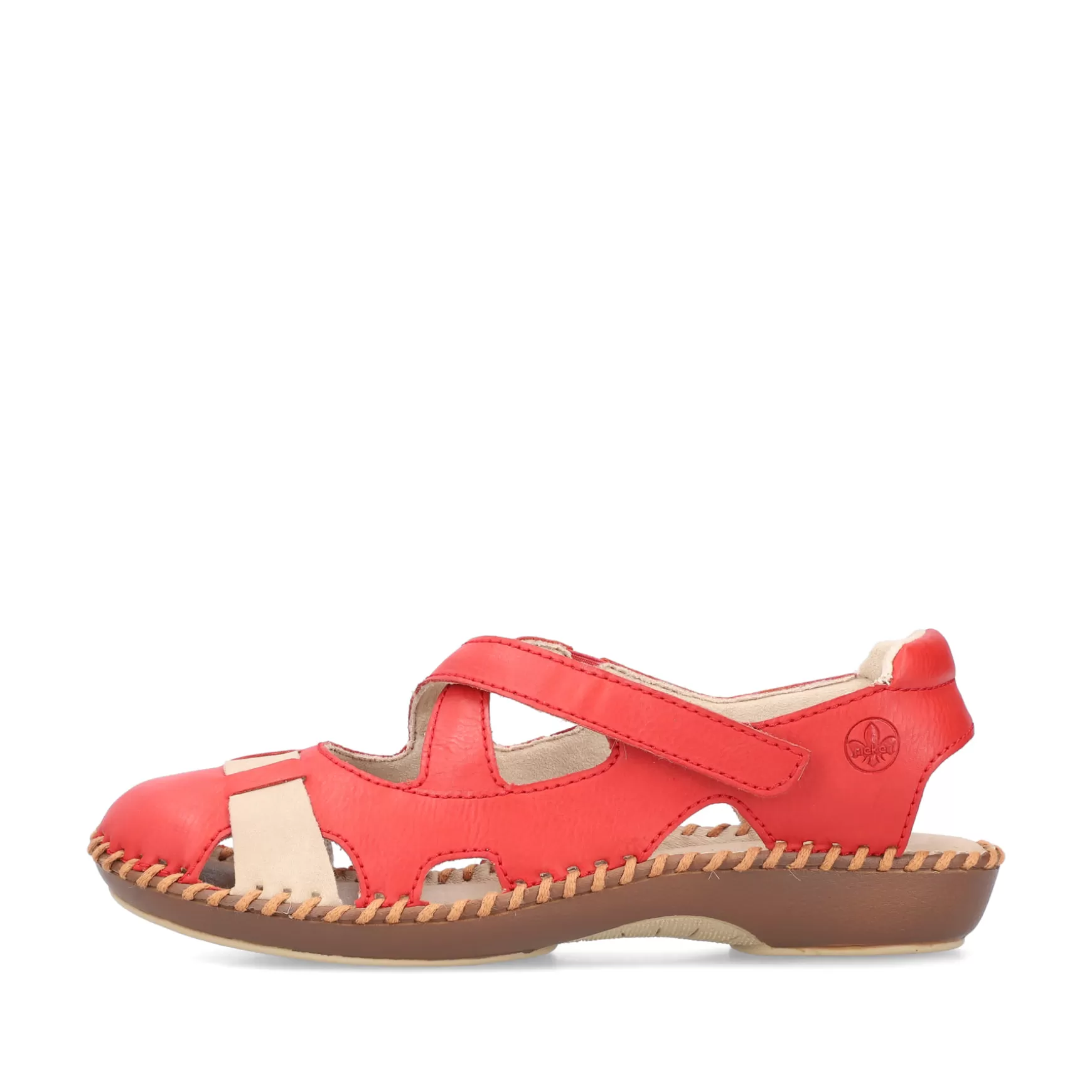 Women'S Ballerinas Fire Red-Rieker Outlet