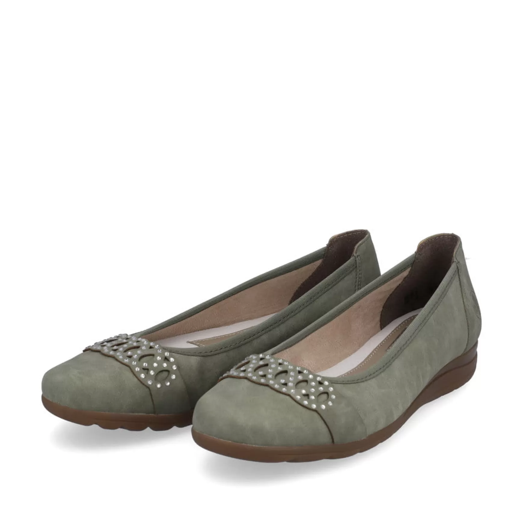 Women'S Ballerinas Mint Green-Rieker Best