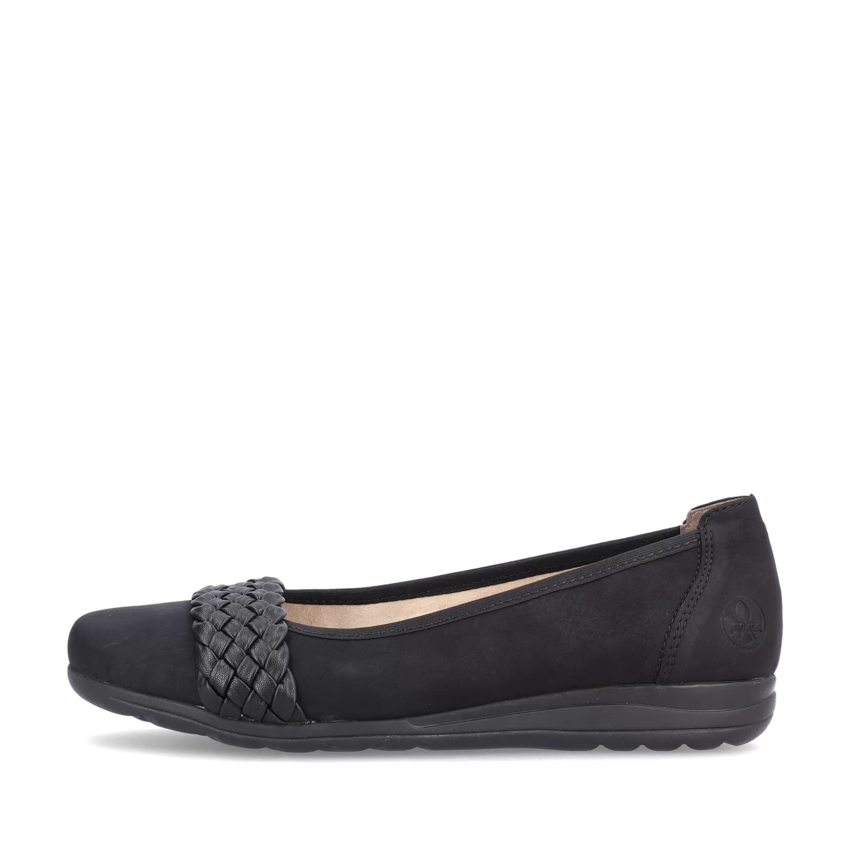 Women'S Ballerinas Night Black-Rieker Shop