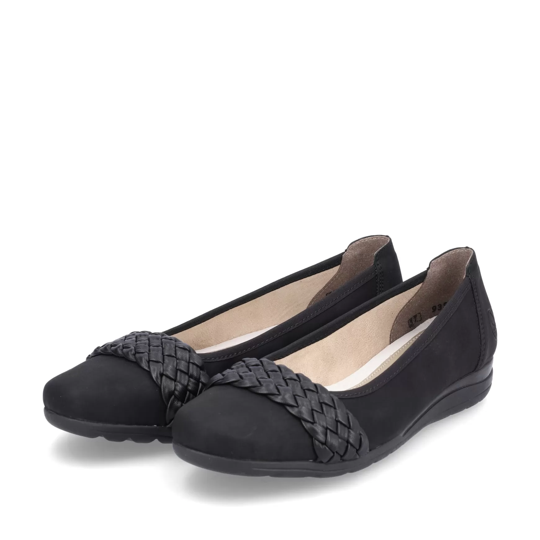 Women'S Ballerinas Night Black-Rieker Shop