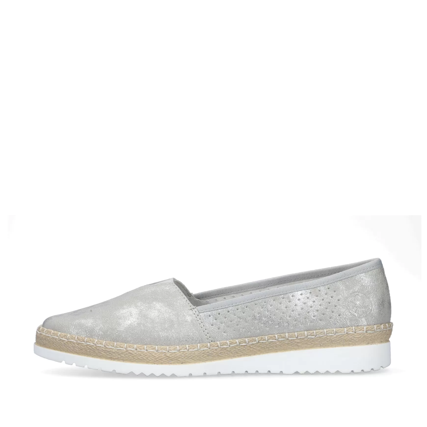 Women'S Ballerinas Silver-Rieker New