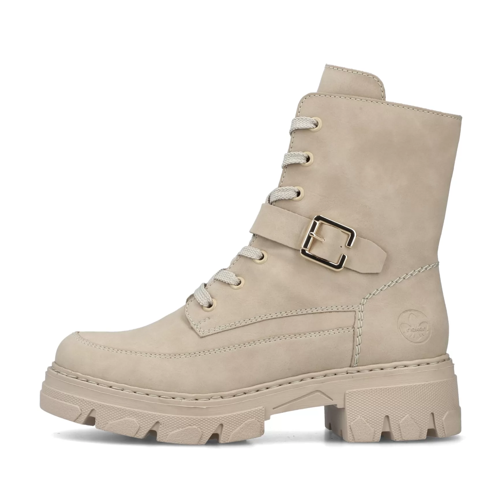 Women'S Biker Boots Champagne-Rieker Clearance