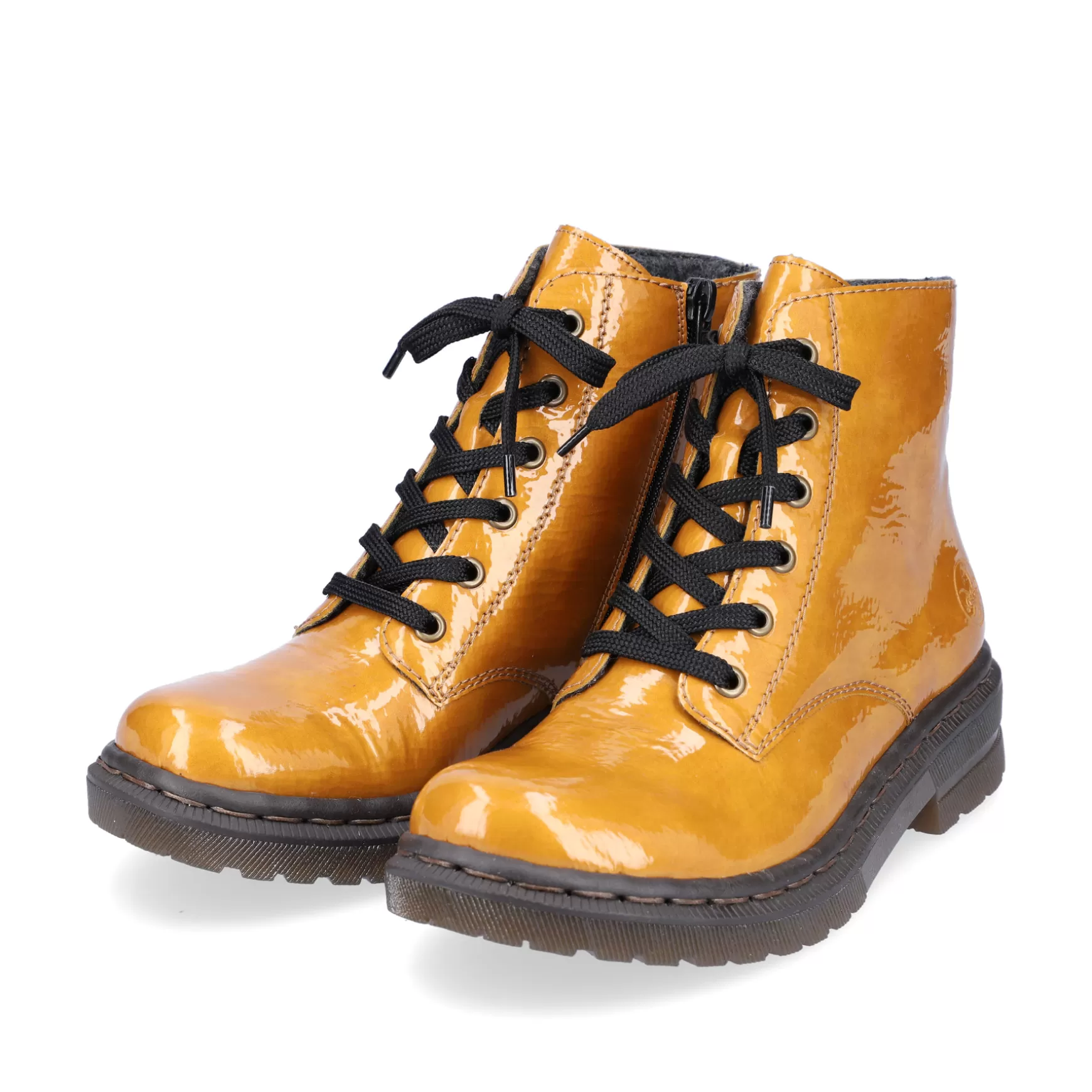 Women'S Biker Boots Honey Yellow-Rieker Best