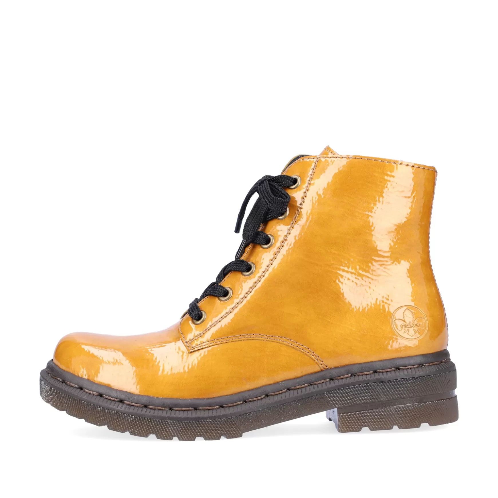 Women'S Biker Boots Honey Yellow-Rieker Best