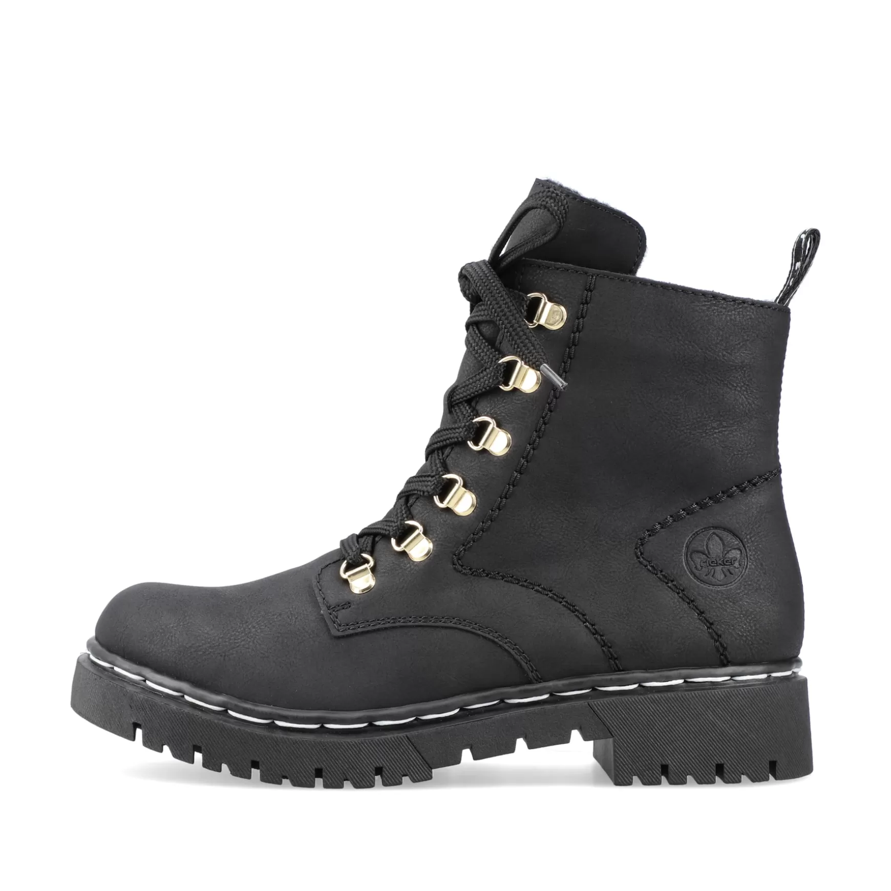 Women'S Biker Boots Jet Black-Rieker Store