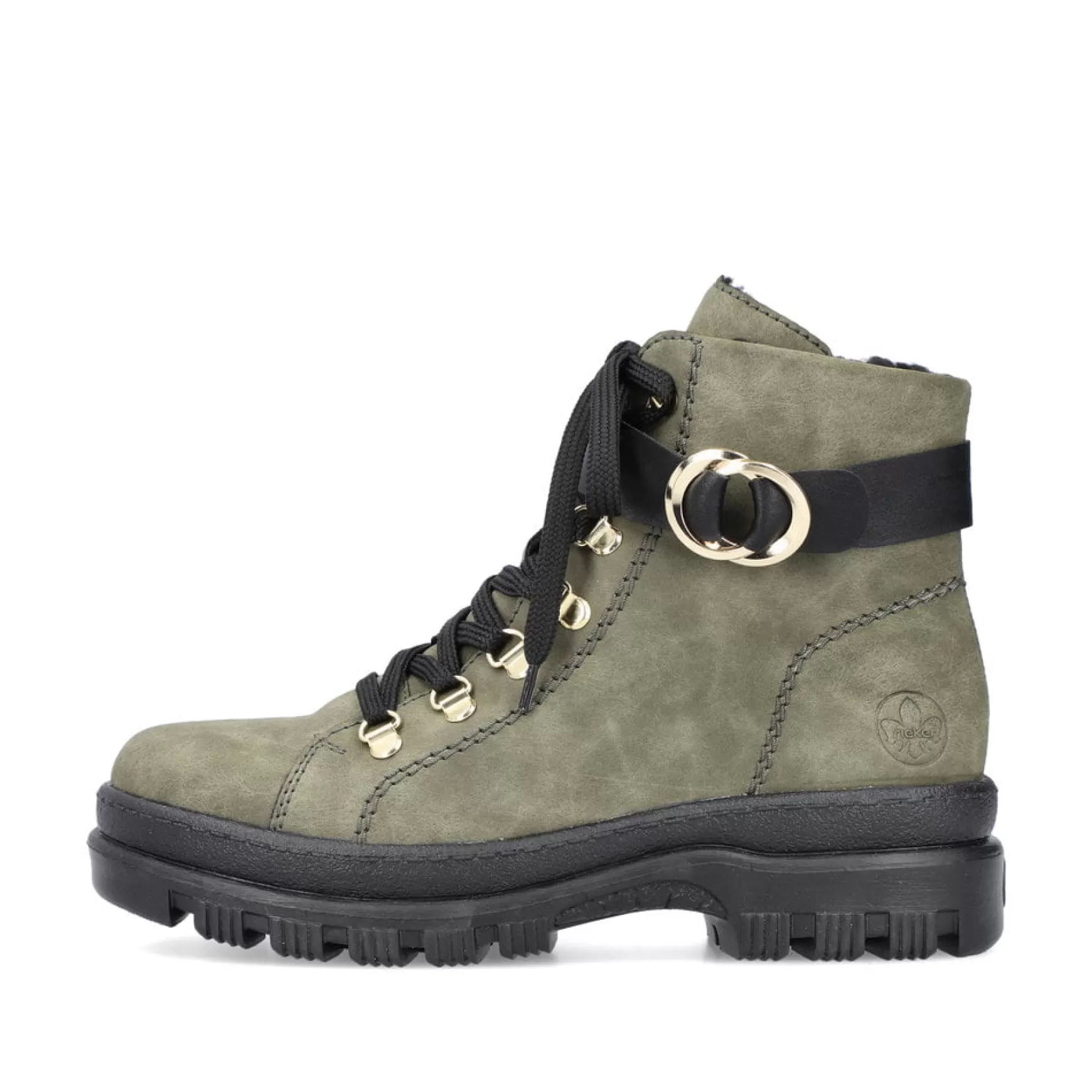 Women'S Biker Boots Leaf Green-Rieker Best Sale