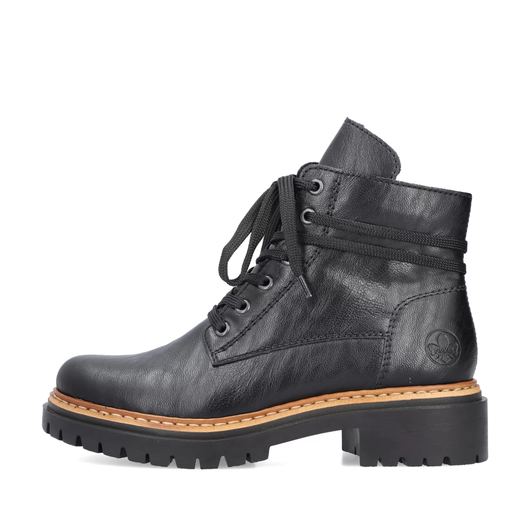 Women'S Biker Boots Night Black-Rieker Best Sale